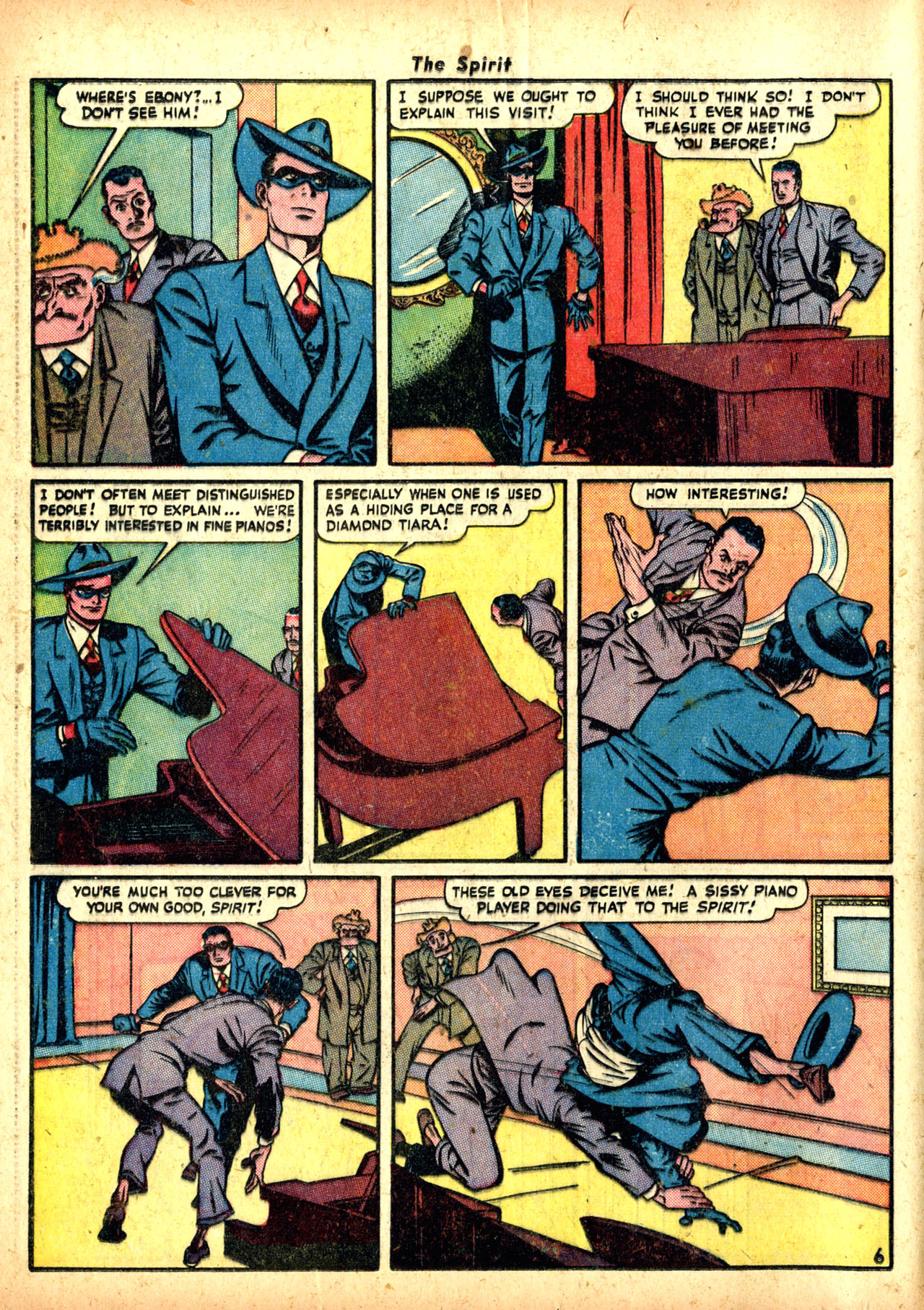 Read online The Spirit (1944) comic -  Issue #5 - 16