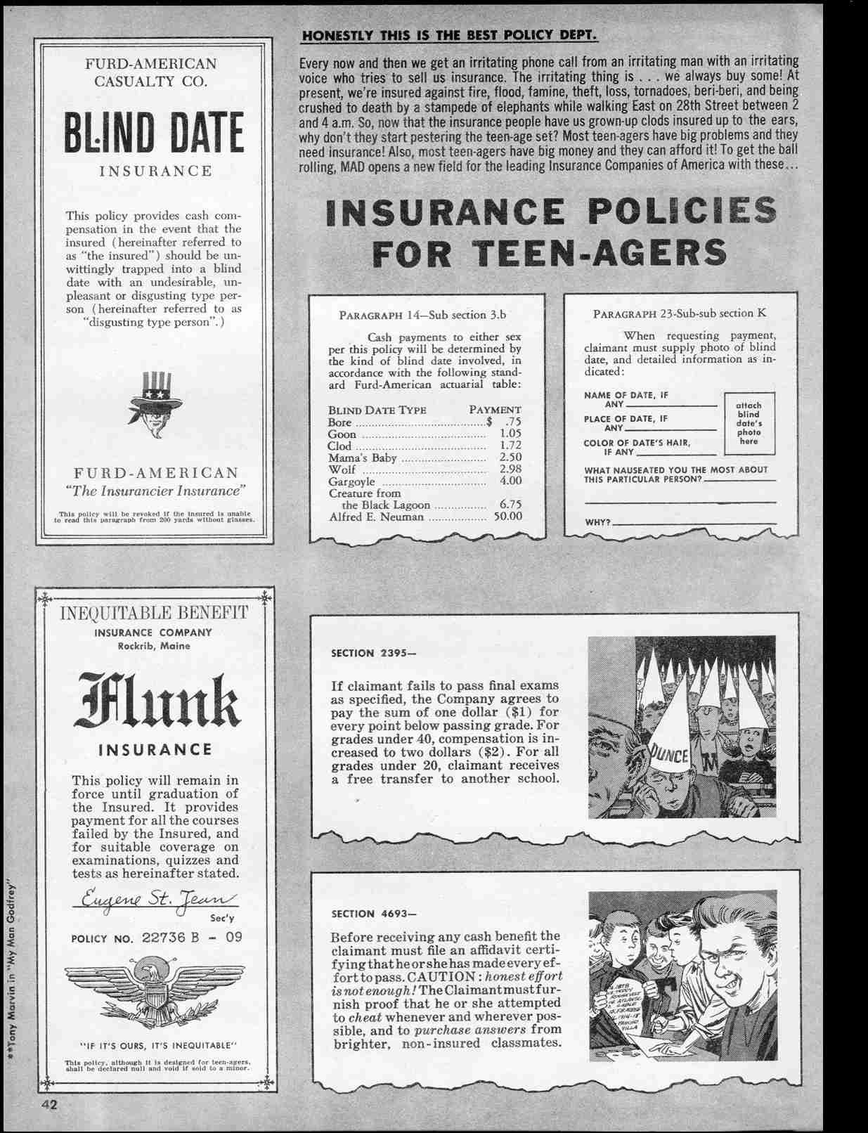 Read online MAD comic -  Issue #48 - 44