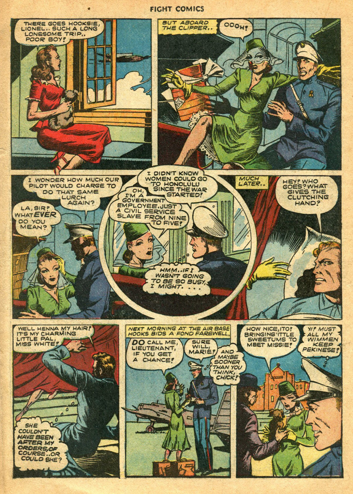 Read online Fight Comics comic -  Issue #27 - 34