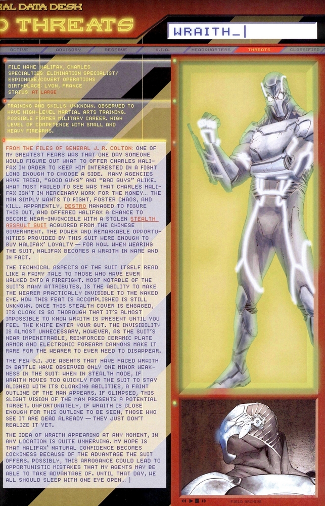 Read online G.I. Joe: Data Desk Handbook comic -  Issue #1 - 34