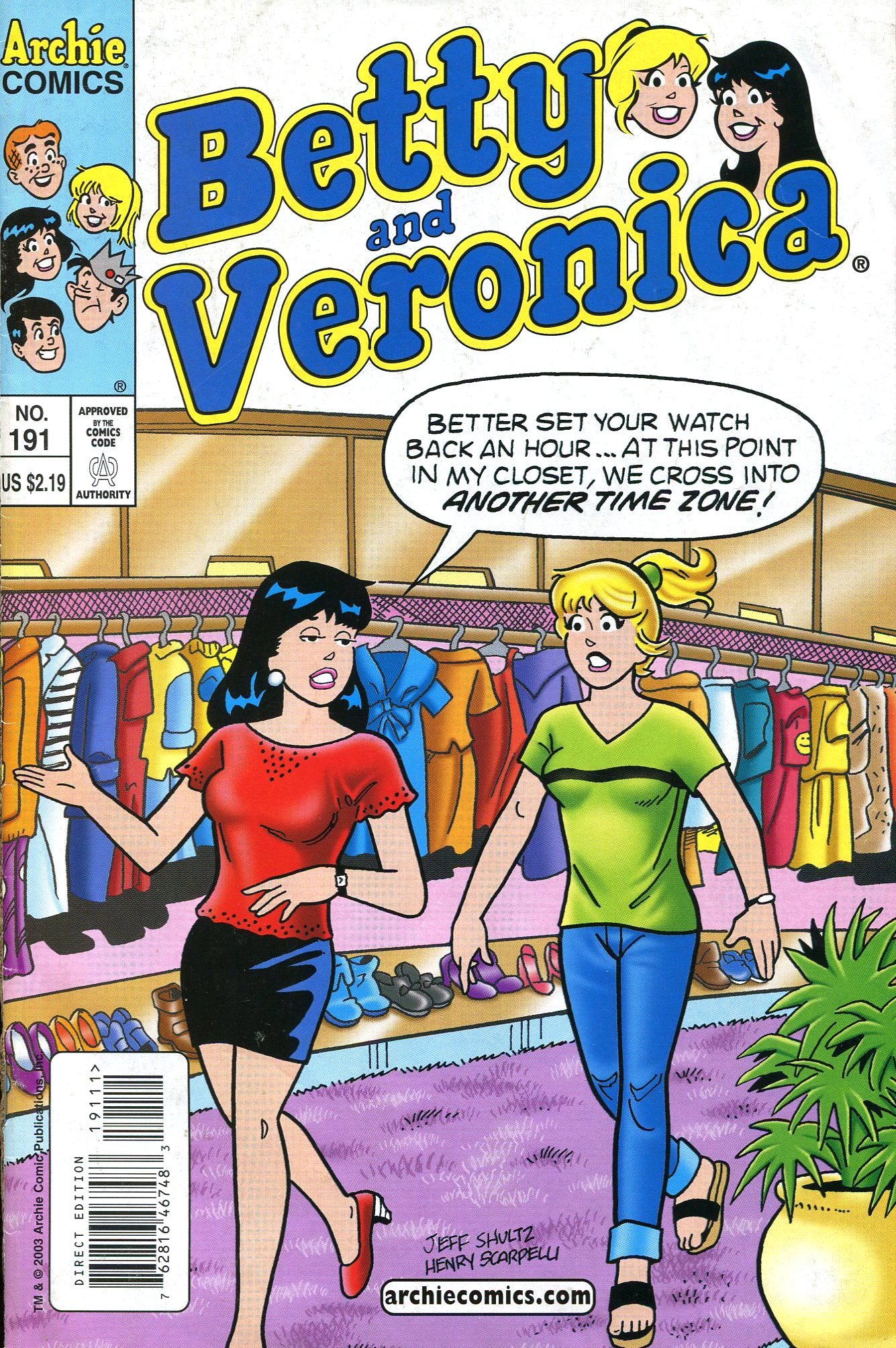 Read online Betty and Veronica (1987) comic -  Issue #191 - 1