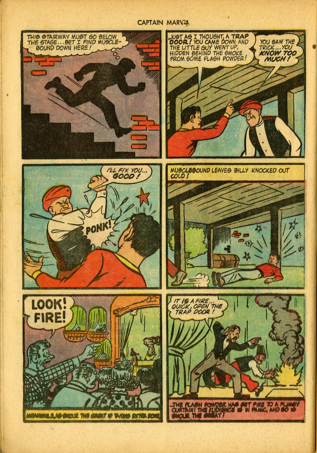 Read online Captain Marvel Adventures comic -  Issue #34 - 44