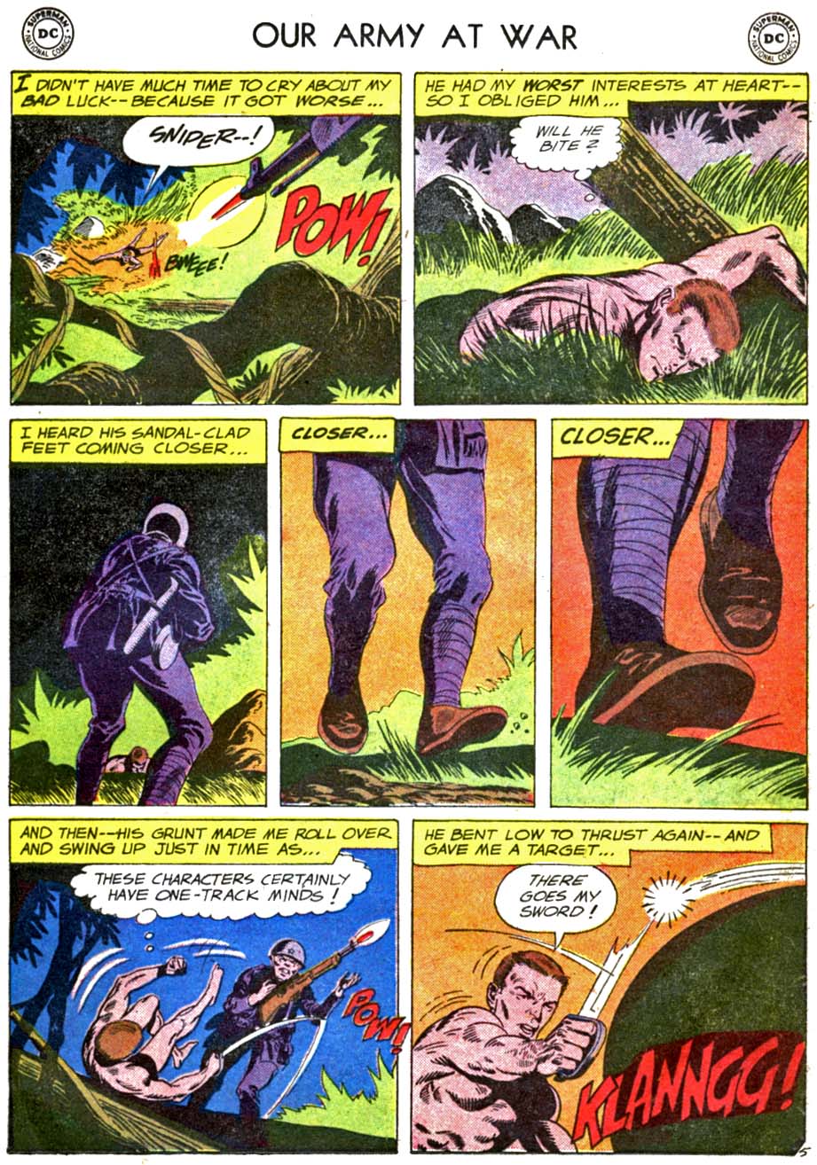 Read online Our Army at War (1952) comic -  Issue #72 - 21