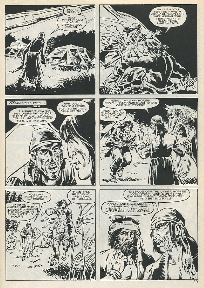 Read online The Savage Sword Of Conan comic -  Issue #131 - 29