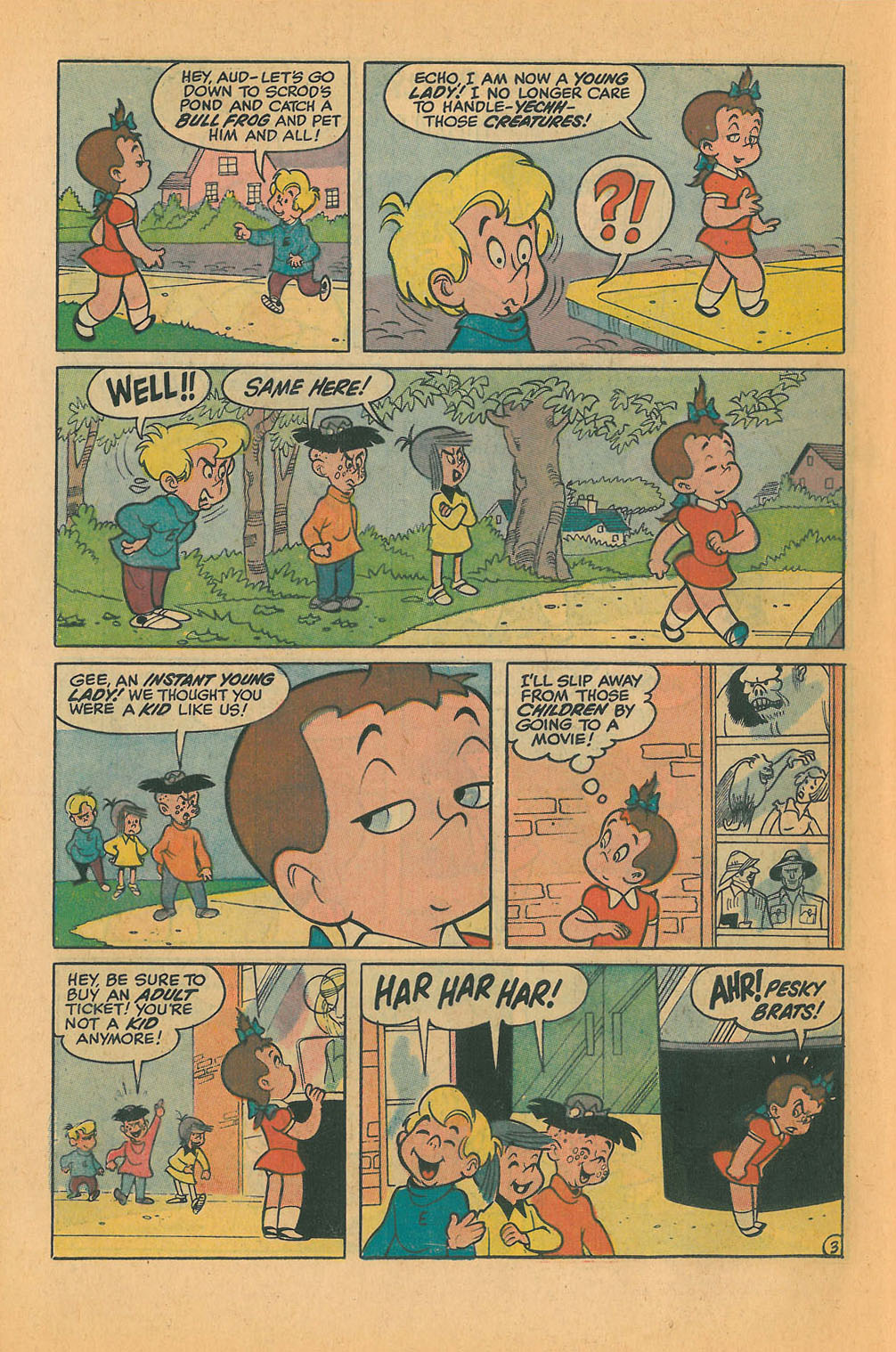 Read online Little Audrey And Melvin comic -  Issue #36 - 14