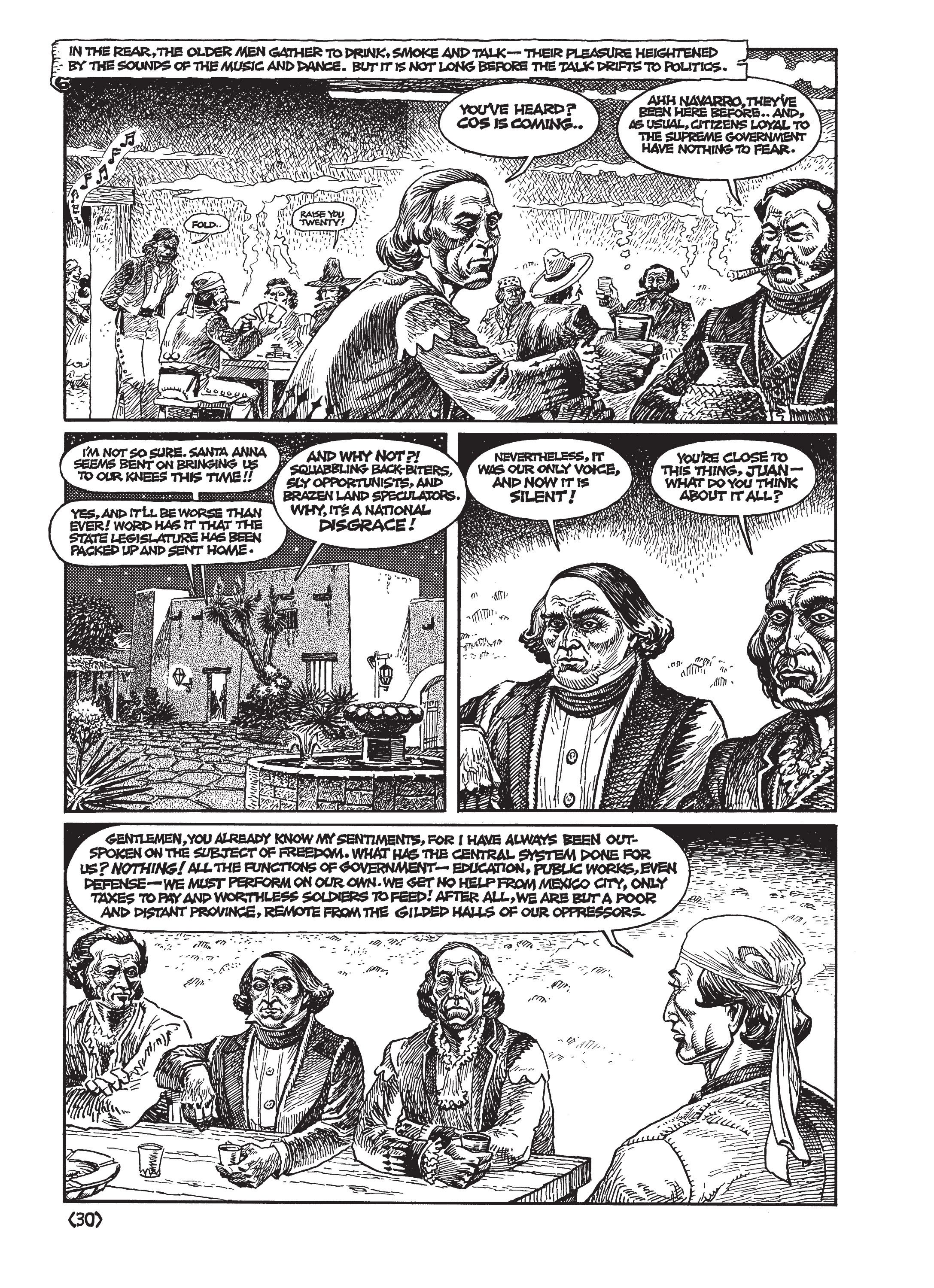 Read online Jack Jackson's American History: Los Tejanos and Lost Cause comic -  Issue # TPB (Part 1) - 34