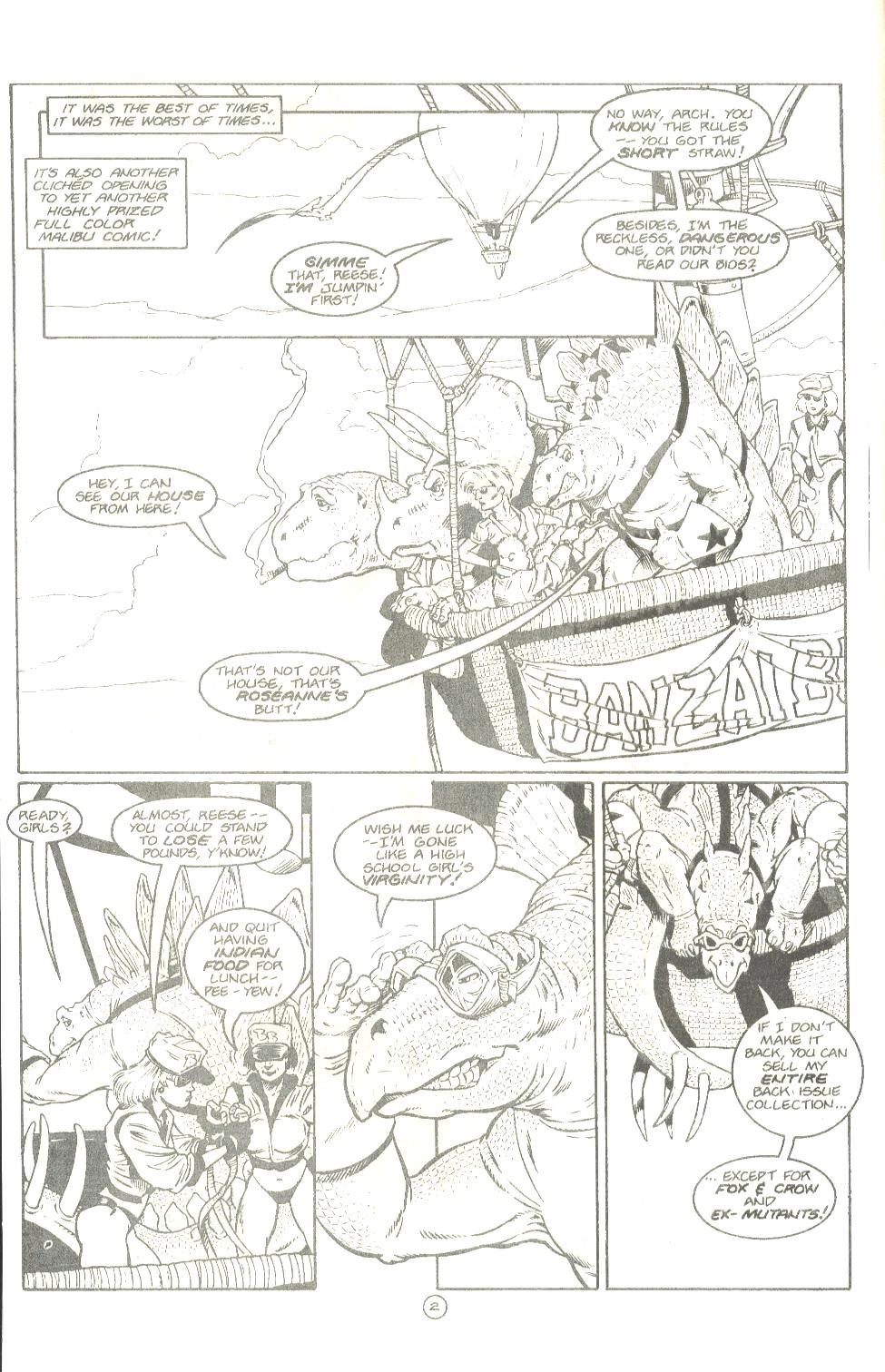 Read online Dinosaurs For Hire comic -  Issue # _Ashcan - 4