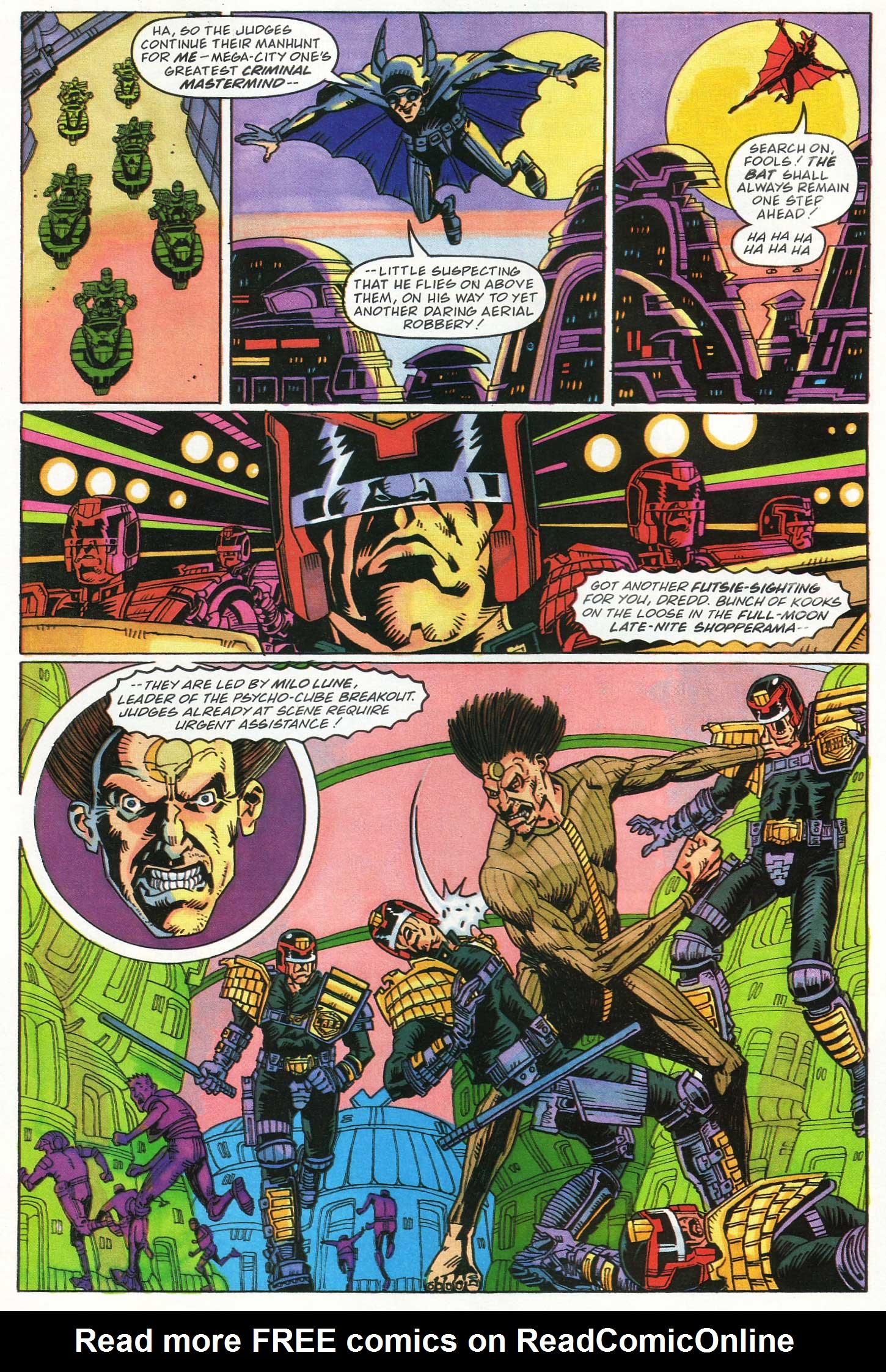 Read online Judge Dredd Lawman of the Future comic -  Issue #6 - 21