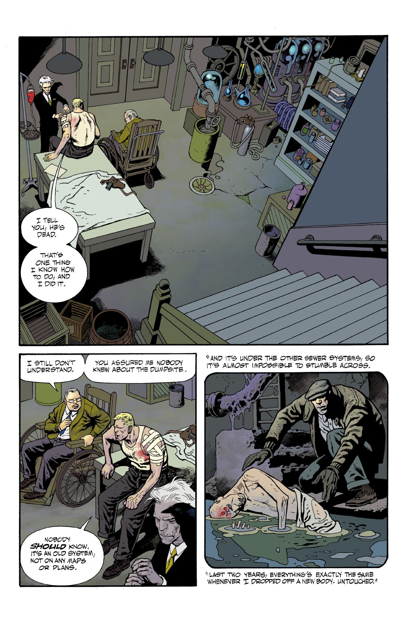 Read online Lobster Johnson: Satan Smells a Rat comic -  Issue # TPB - 45