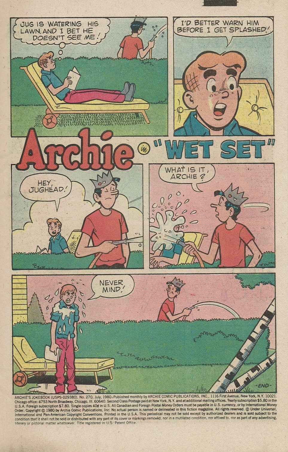 Read online Archie's Joke Book Magazine comic -  Issue #270 - 3