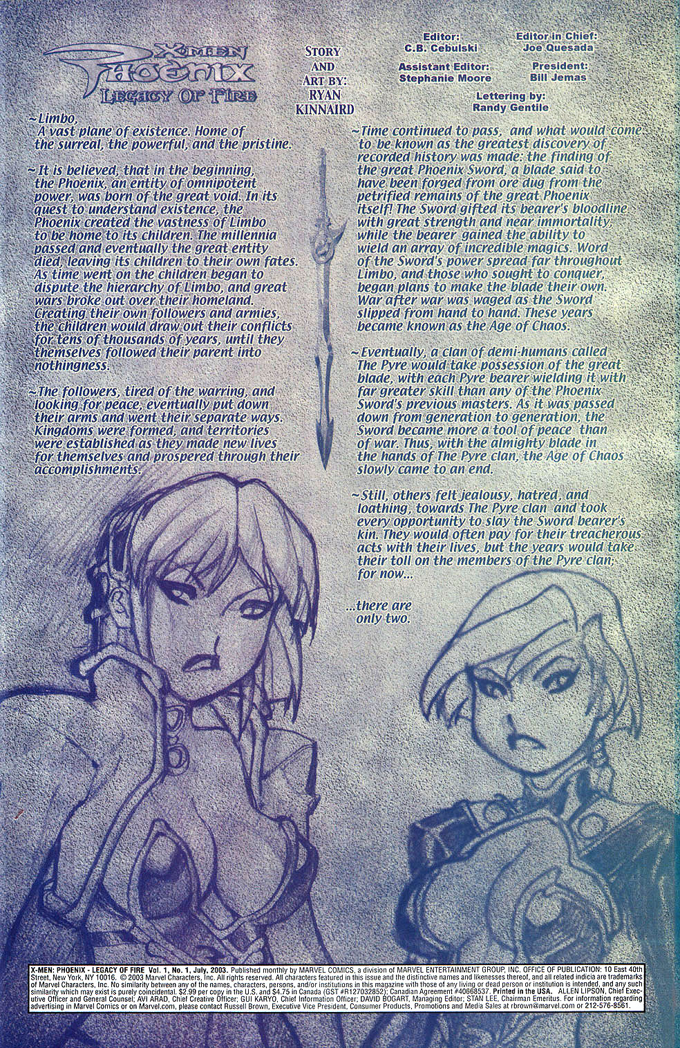 Read online X-Men: Phoenix - Legacy of Fire comic -  Issue #1 - 2