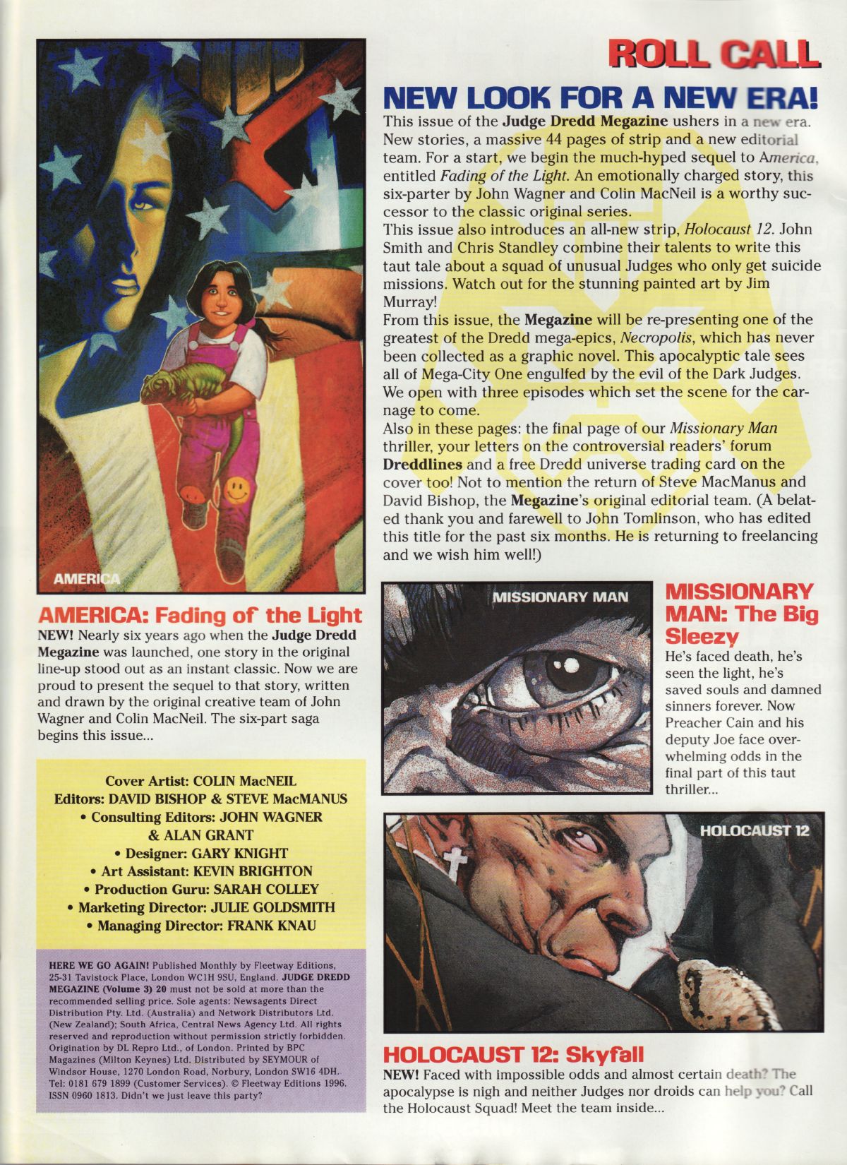 Read online Judge Dredd Megazine (vol. 3) comic -  Issue #20 - 2
