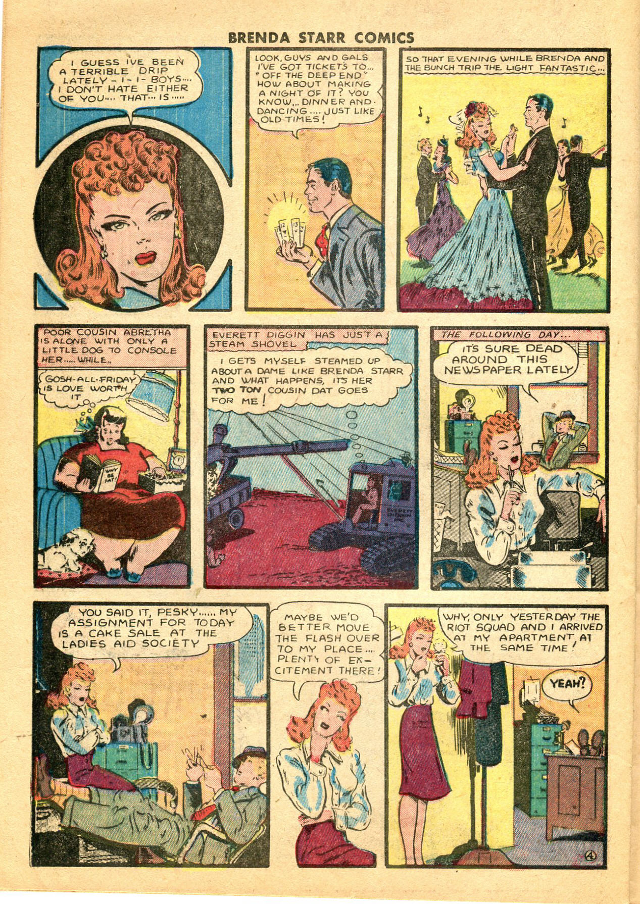 Read online Brenda Starr (1948) comic -  Issue #6 - 23
