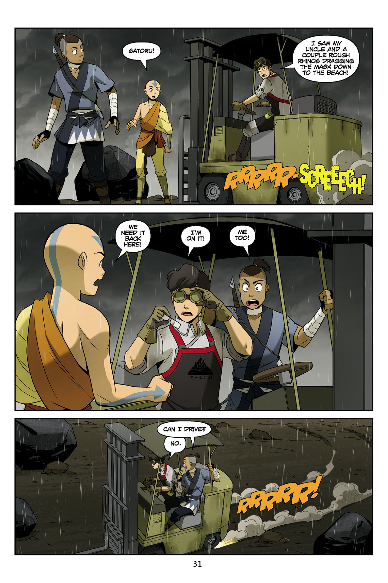 Read online Nickelodeon Avatar: The Last Airbender - The Rift comic -  Issue # Part 3 - 32