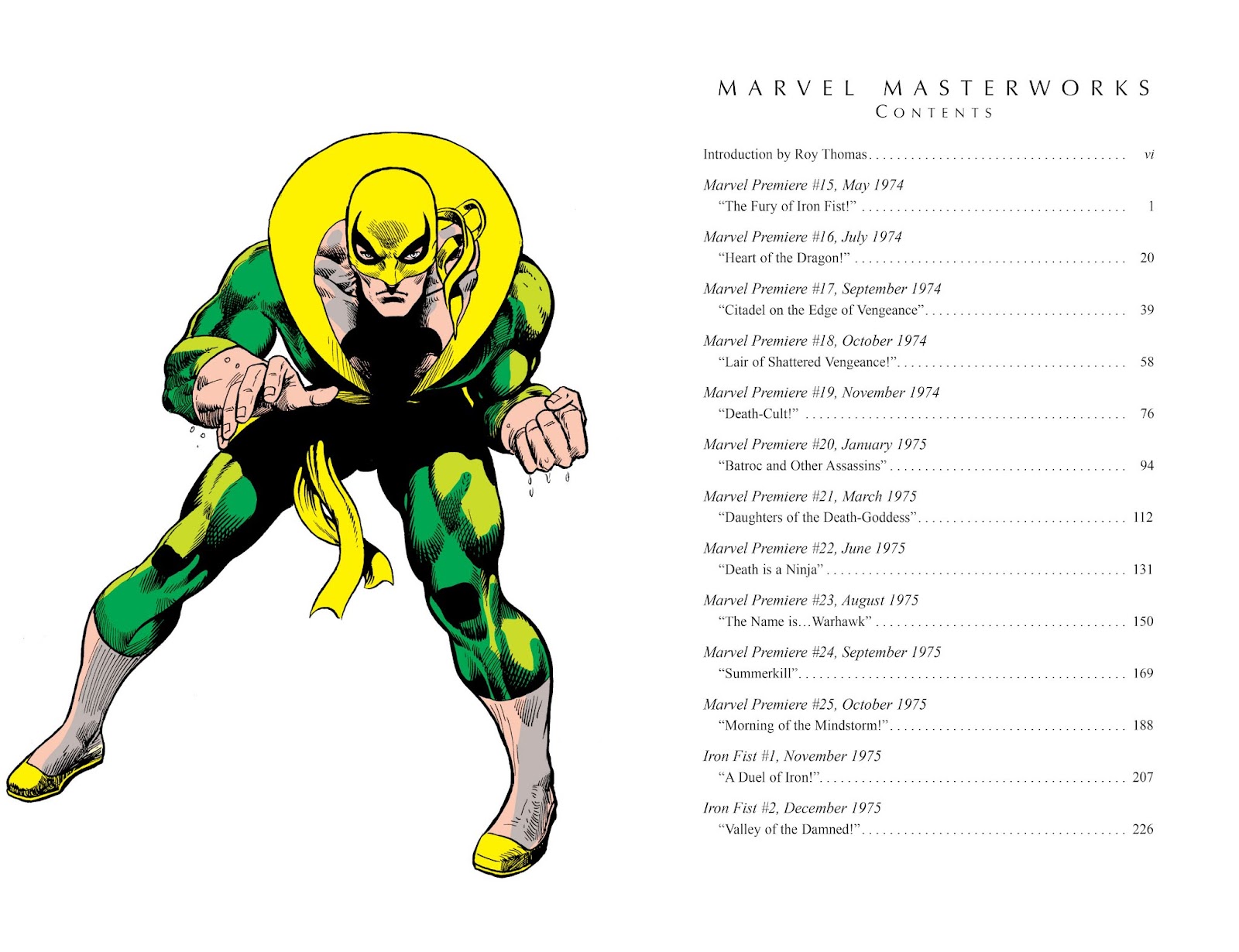Marvel Masterworks: Iron Fist issue TPB 1 (Part 1) - Page 4