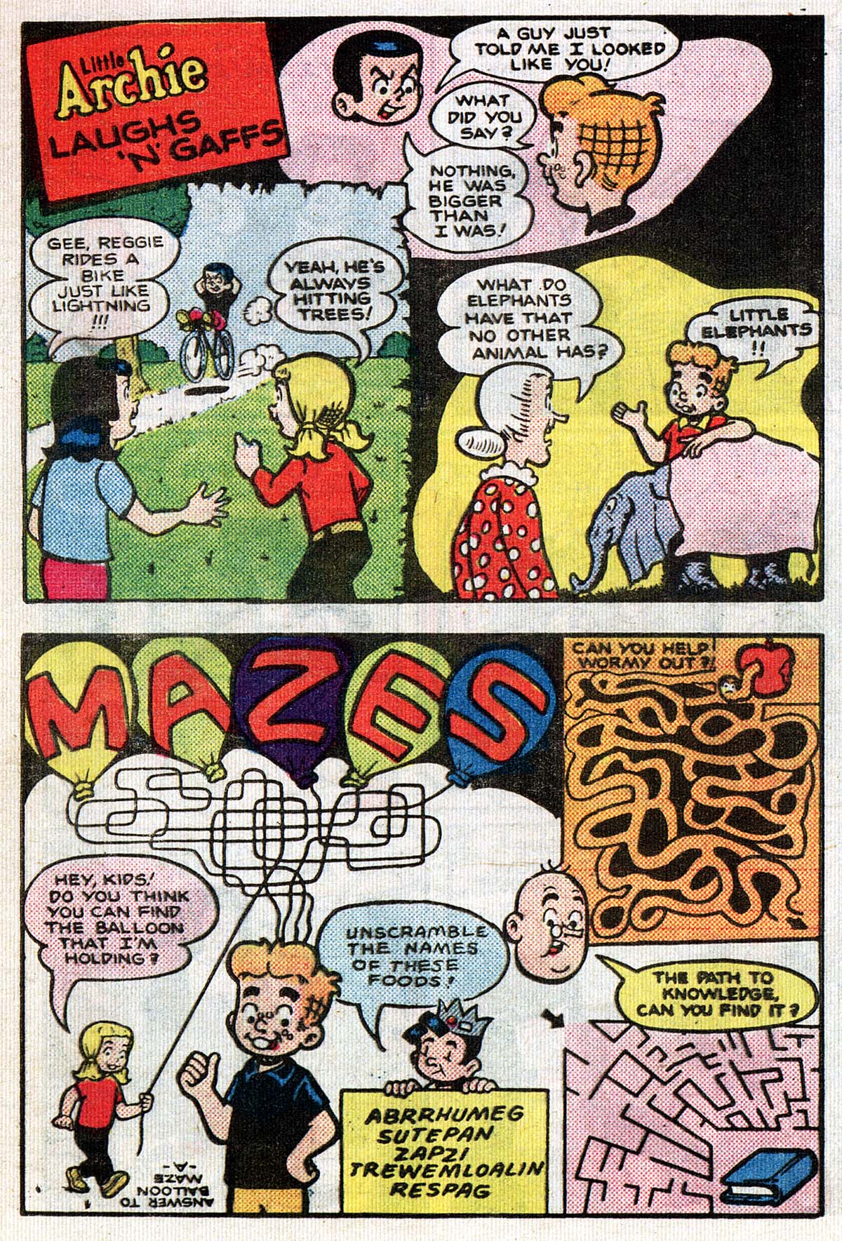 Read online Little Archie Comics Digest Magazine comic -  Issue #15 - 67