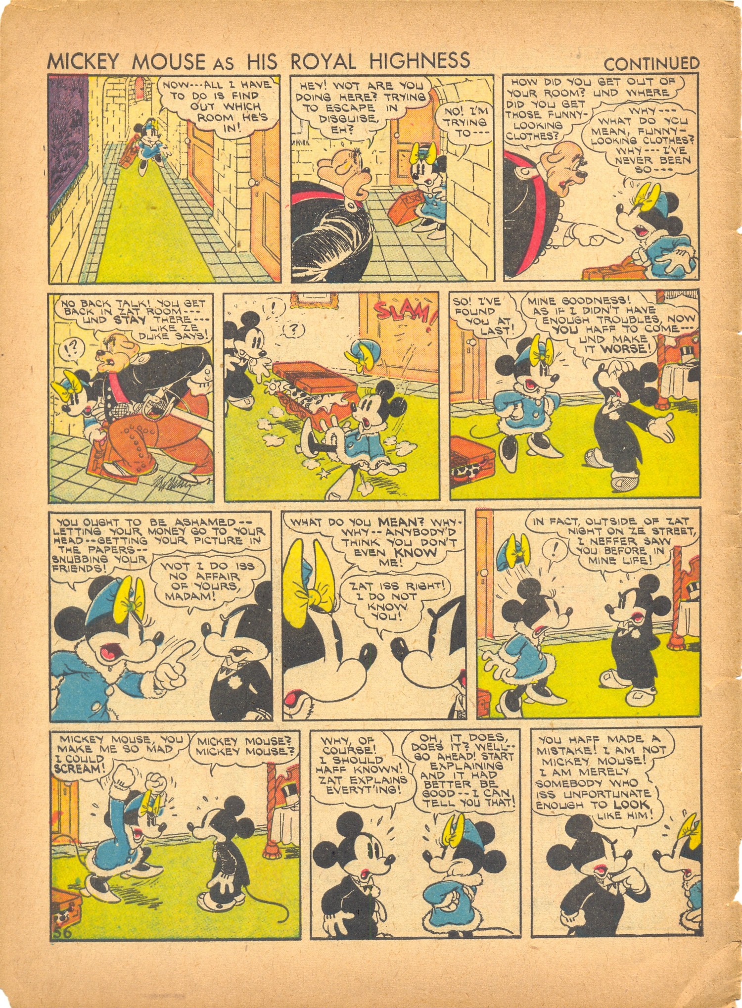 Read online Walt Disney's Comics and Stories comic -  Issue #7 - 58