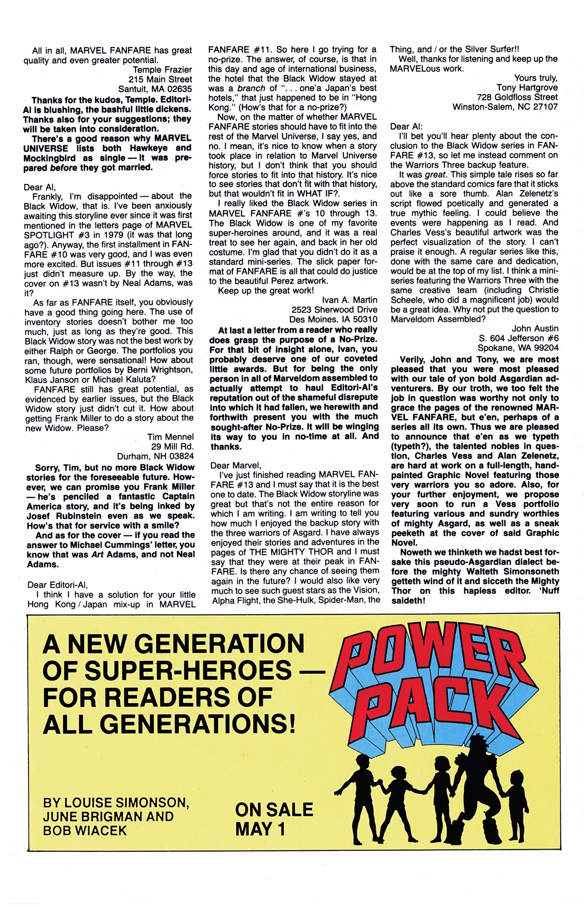 Read online Marvel Fanfare (1982) comic -  Issue #15 - 34