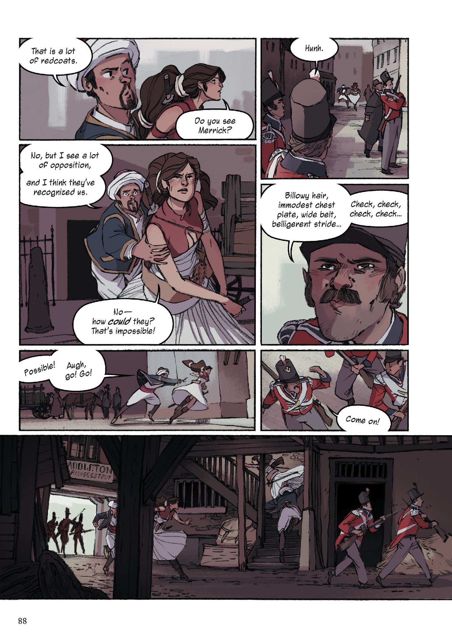 Read online Delilah Dirk and the King's Shilling comic -  Issue # TPB (Part 1) - 90