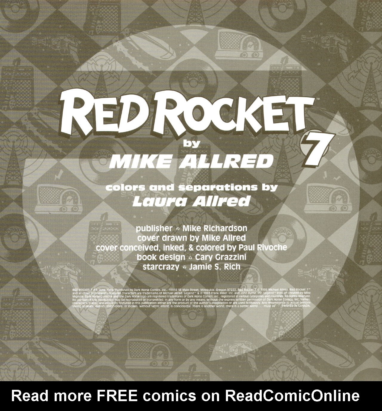 Read online Red Rocket 7 comic -  Issue #7 - 2