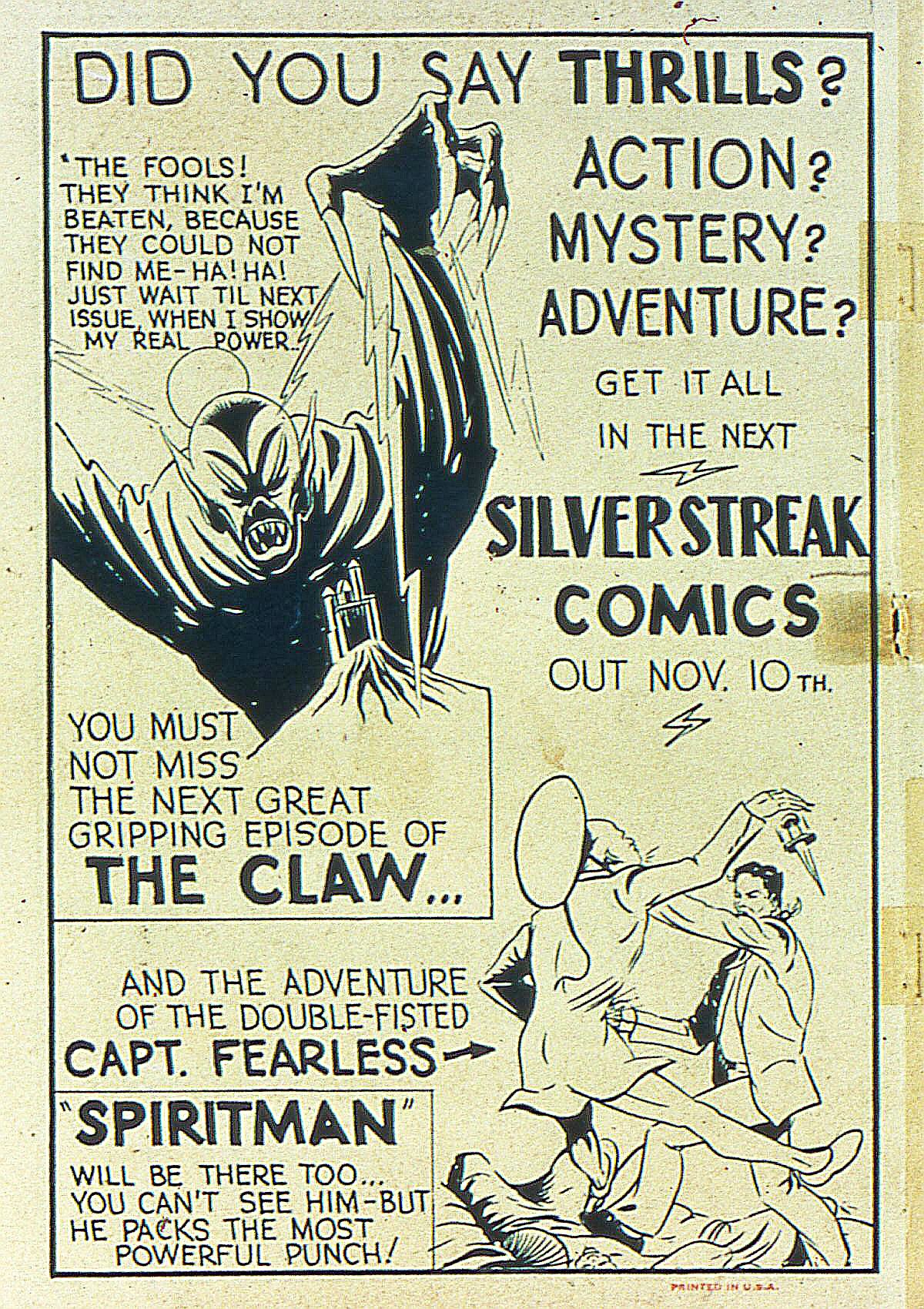 Read online Silver Streak Comics comic -  Issue #1 - 70