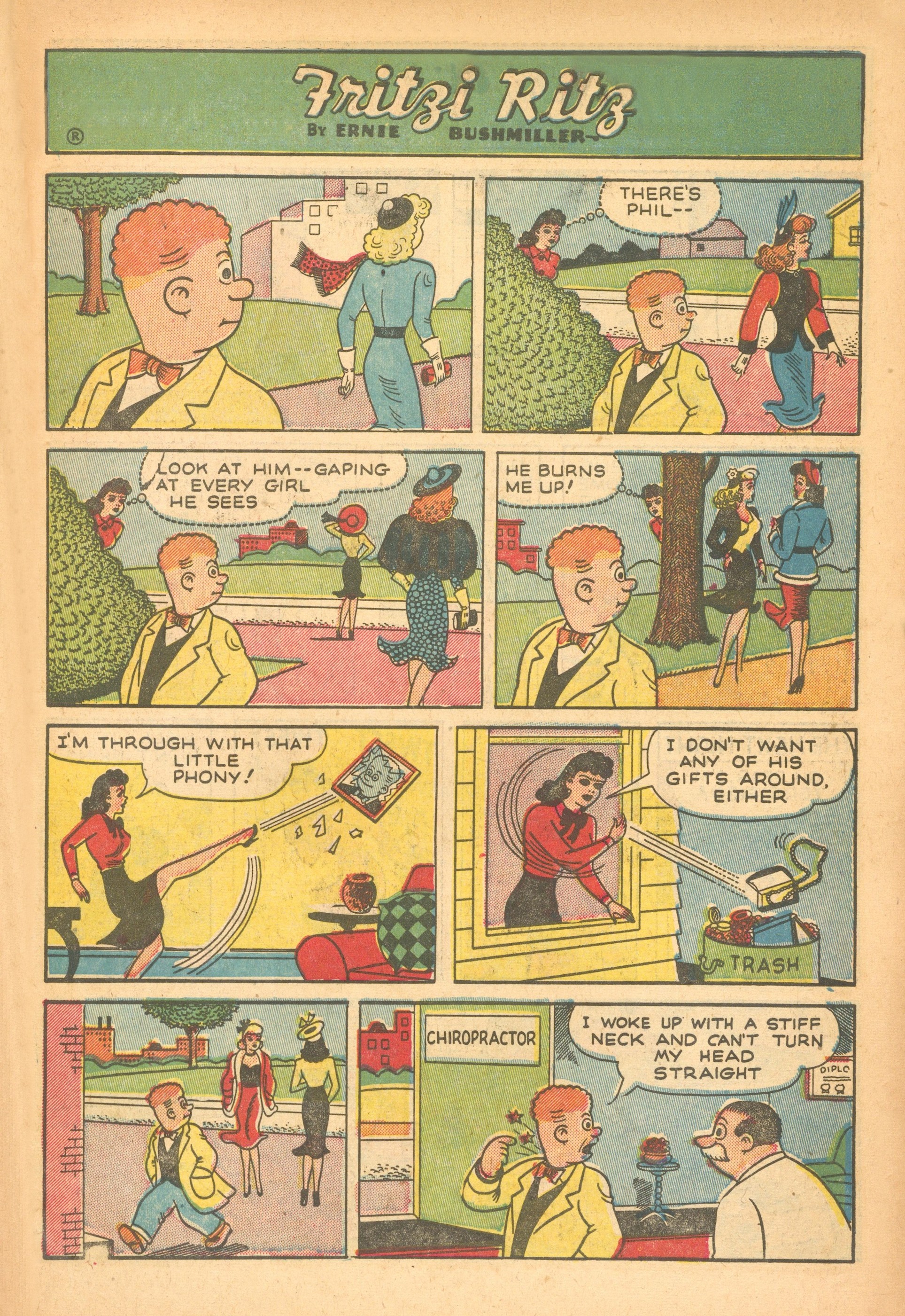 Read online Fritzi Ritz (1953) comic -  Issue #27 - 31