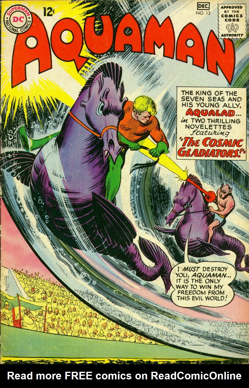 Read online Aquaman (1962) comic -  Issue #12 - 1