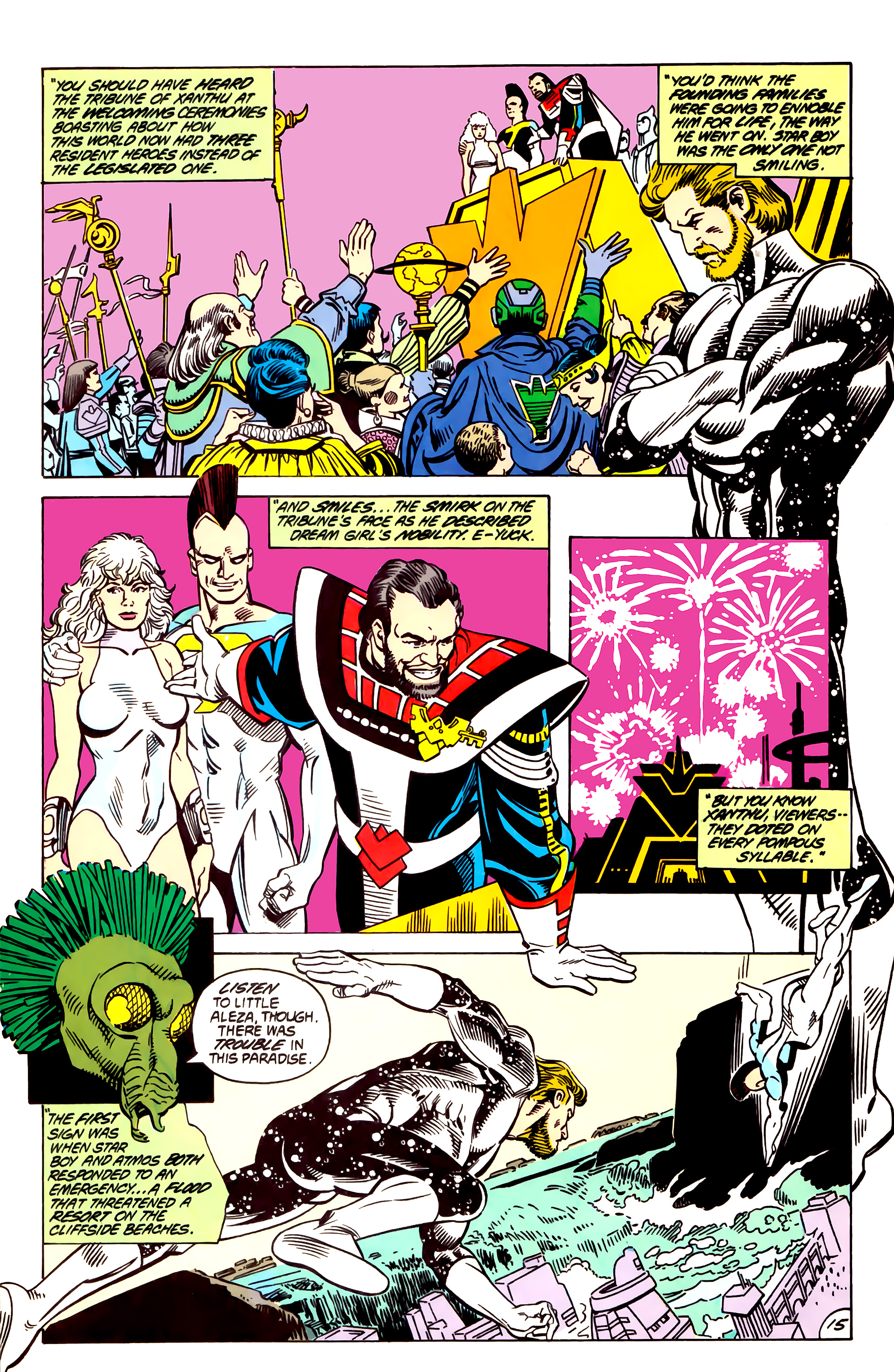 Read online Legion of Super-Heroes (1984) comic -  Issue #55 - 16