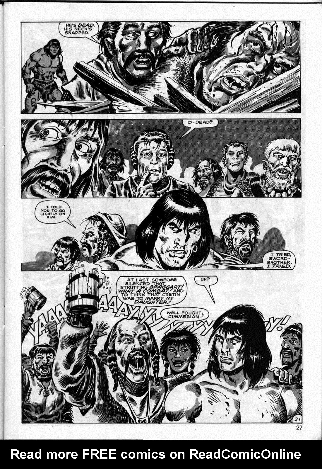 Read online The Savage Sword Of Conan comic -  Issue #133 - 26