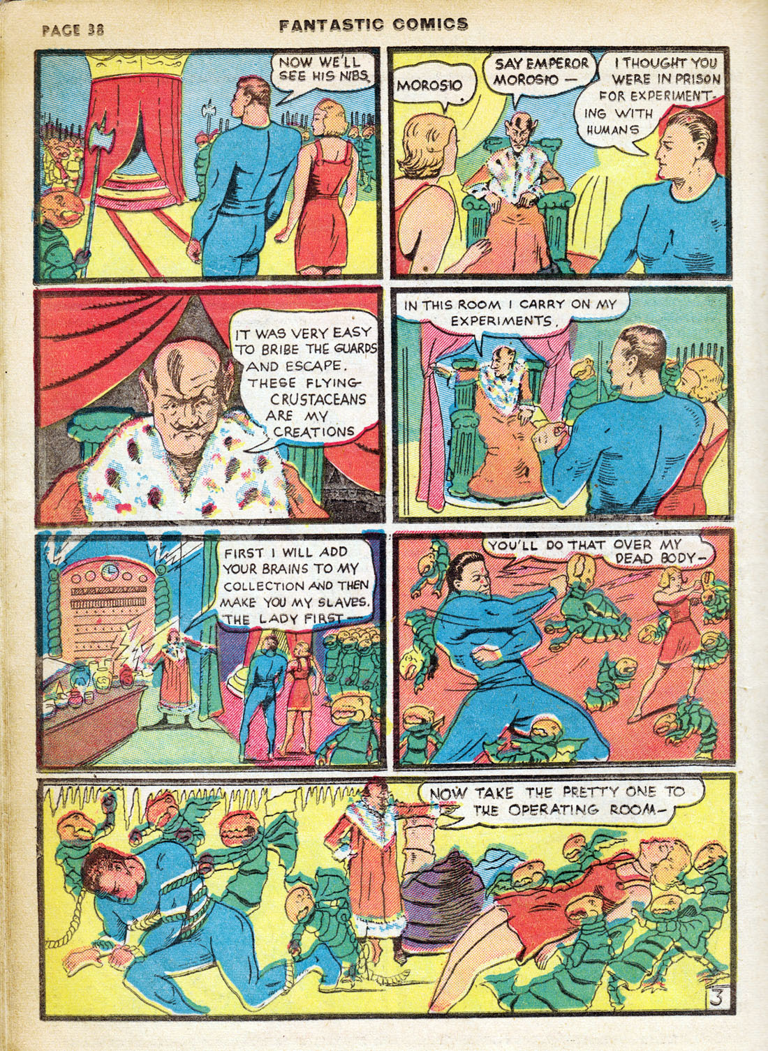 Read online Fantastic Comics comic -  Issue #7 - 40