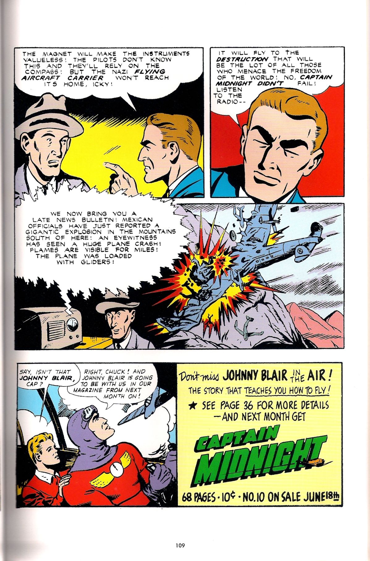 Read online Captain Midnight (1942) comic -  Issue #9 - 16