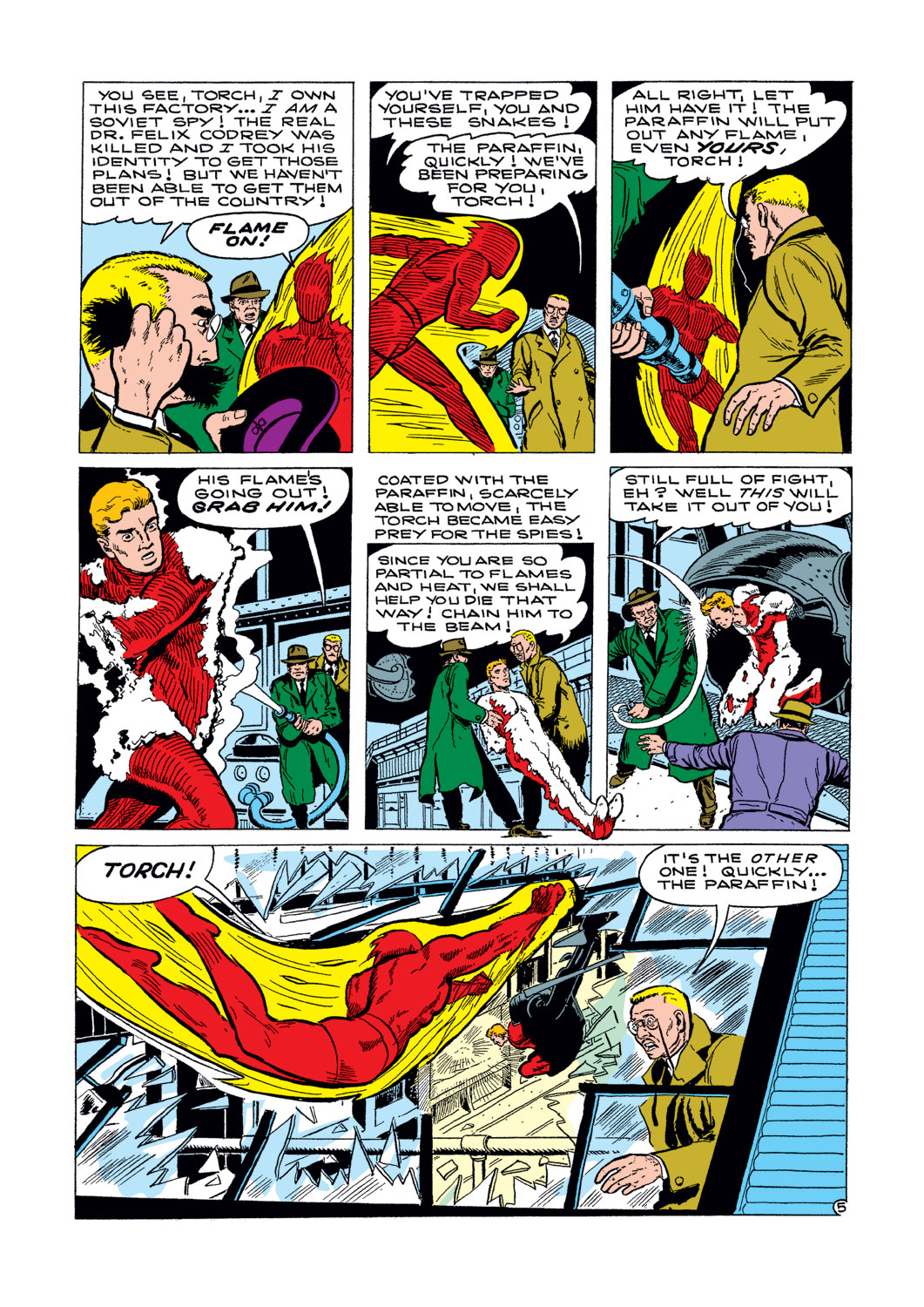 Read online The Human Torch (1940) comic -  Issue #36 - 6