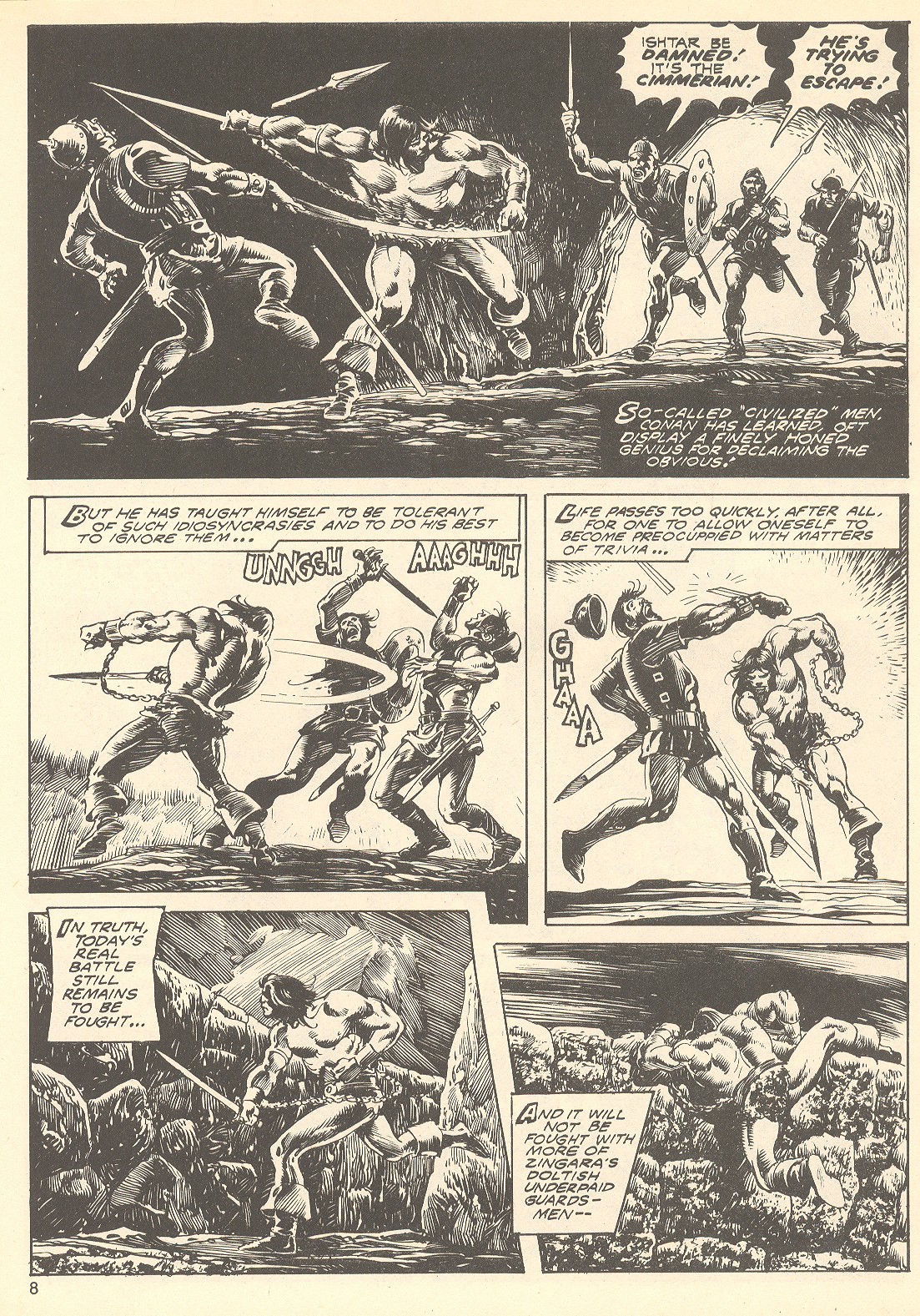 Read online The Savage Sword Of Conan comic -  Issue #75 - 8