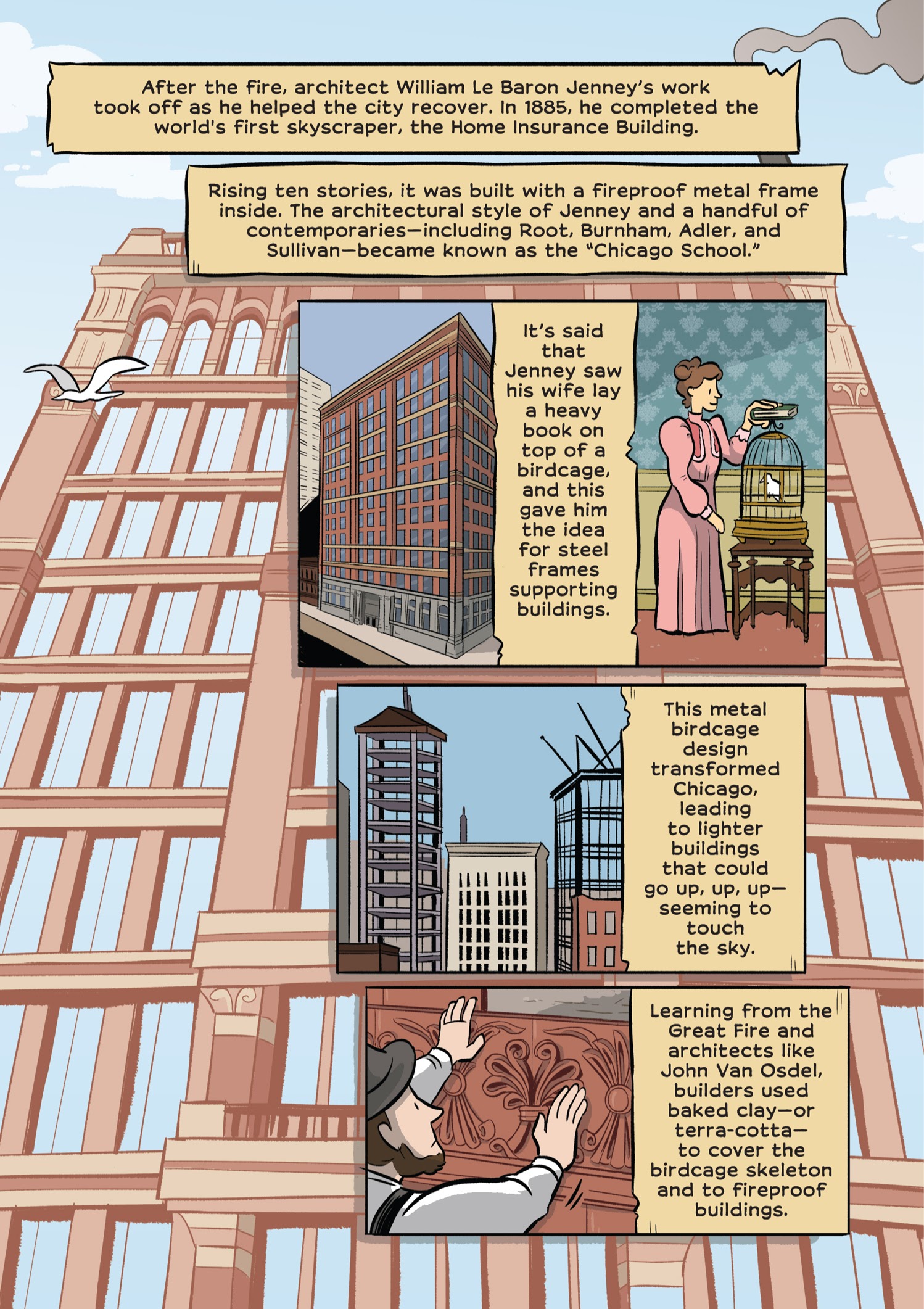 Read online History Comics comic -  Issue # The Great Chicago Fire: Rising From the Ashes - 107