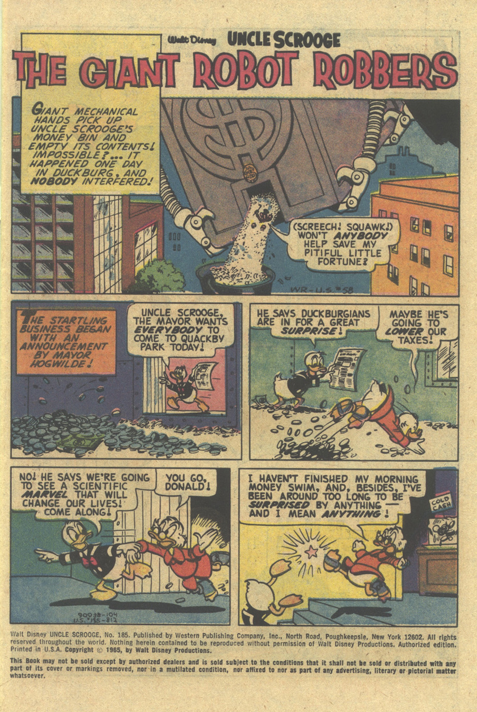 Read online Uncle Scrooge (1953) comic -  Issue #185 - 3