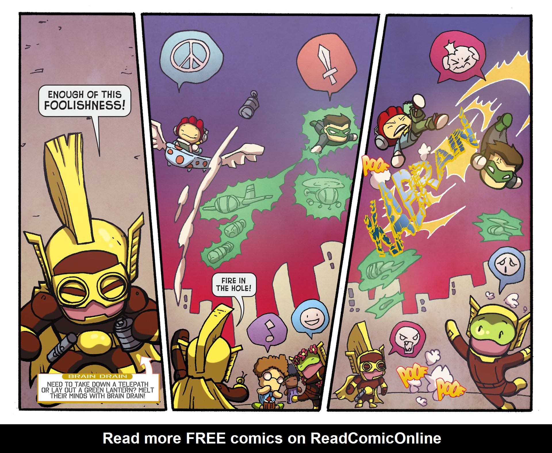 Read online Scribblenauts Unmasked: A Crisis of Imagination comic -  Issue #8 - 11