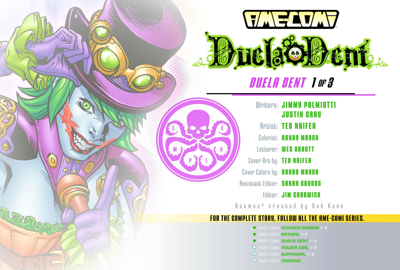Read online Ame-Comi: Duela Dent comic -  Issue #1 - 2
