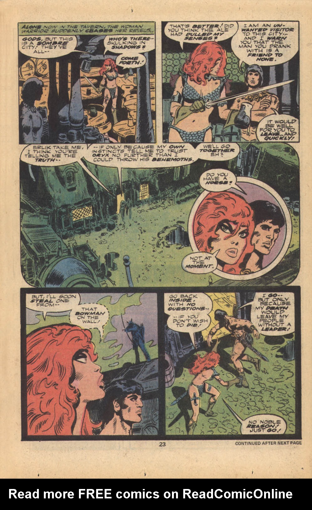 Read online Red Sonja (1977) comic -  Issue #7 - 14