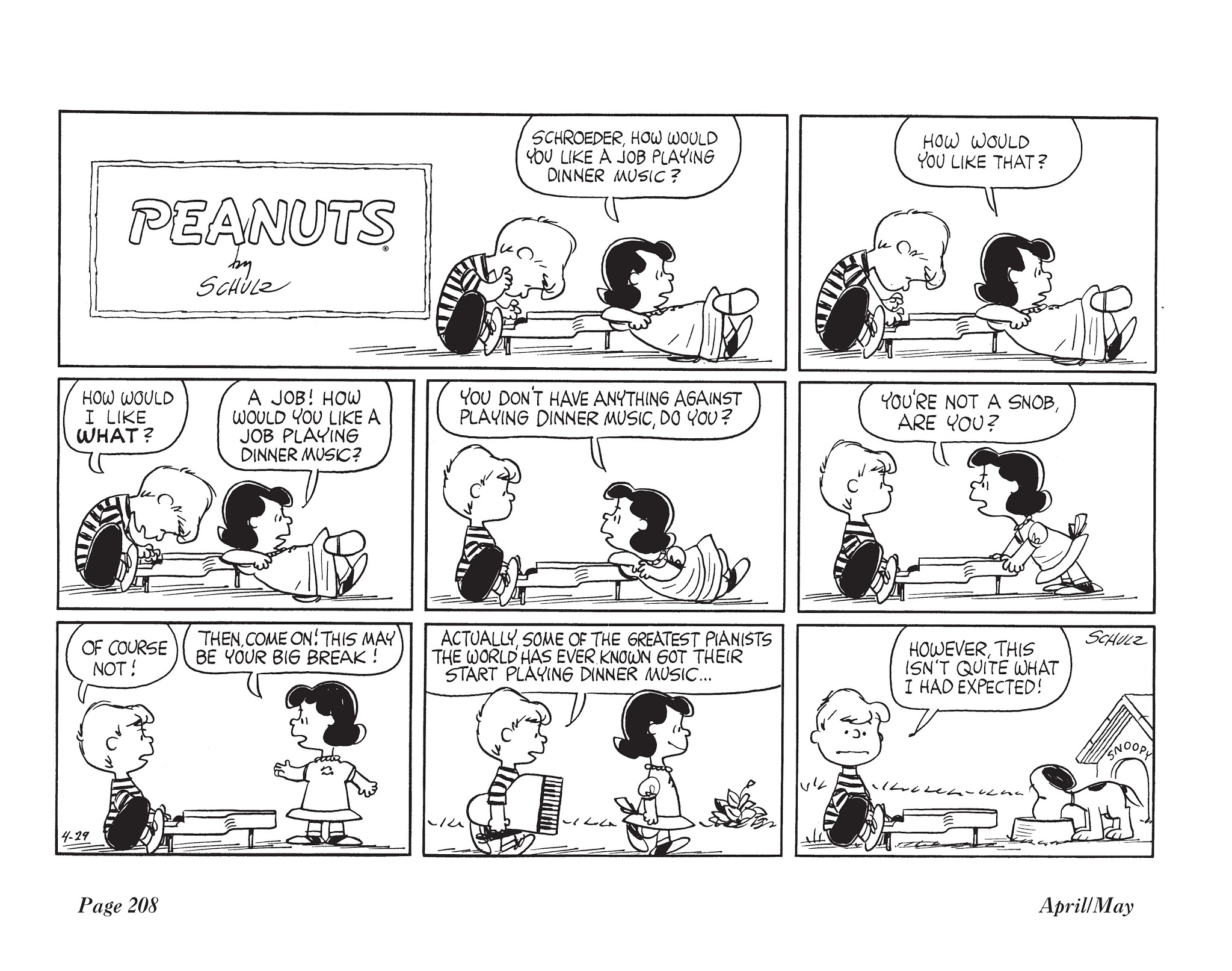 Read online The Complete Peanuts comic -  Issue # TPB 6 - 223