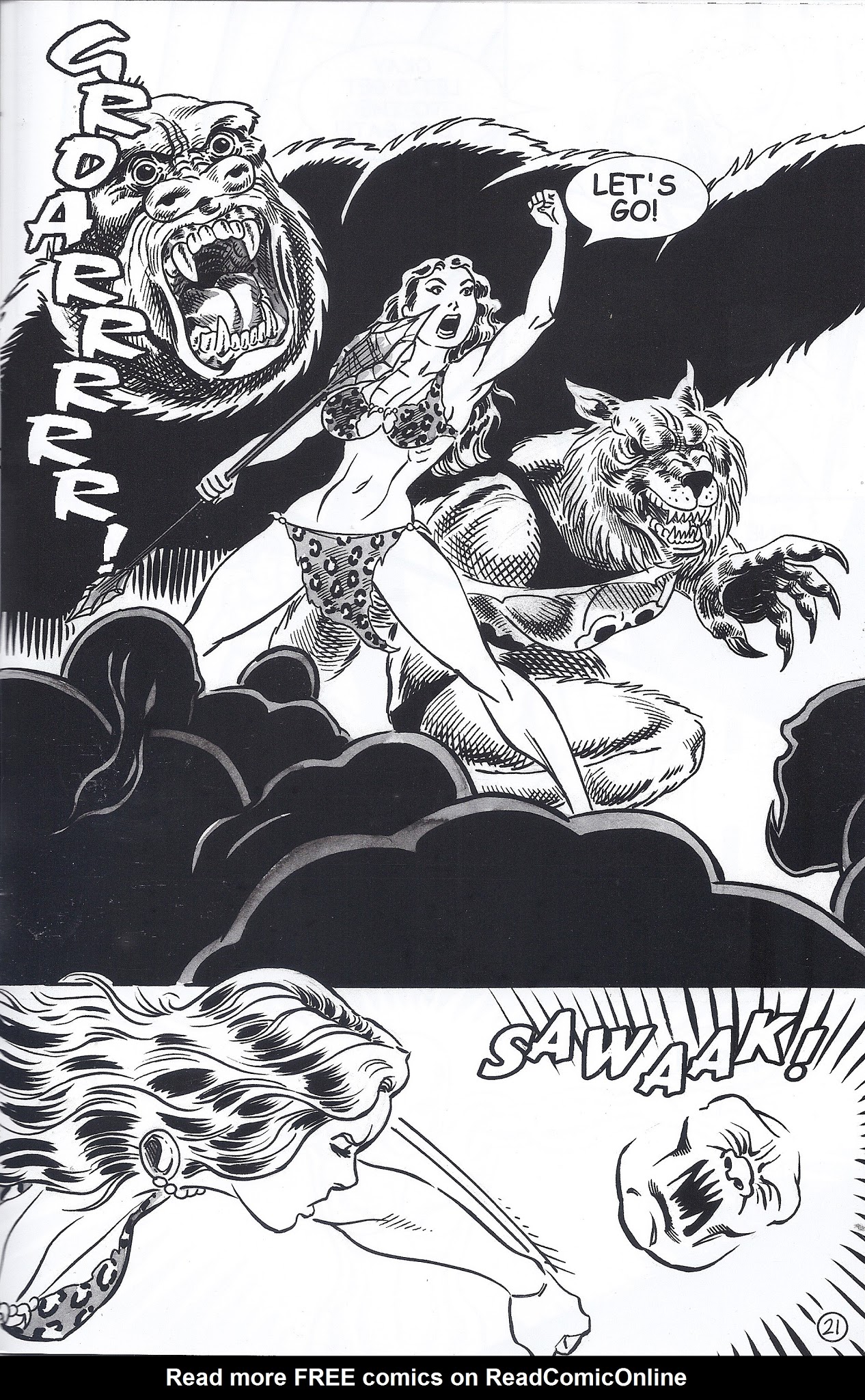 Read online Cavewoman: Shattered Time comic -  Issue # Full - 23