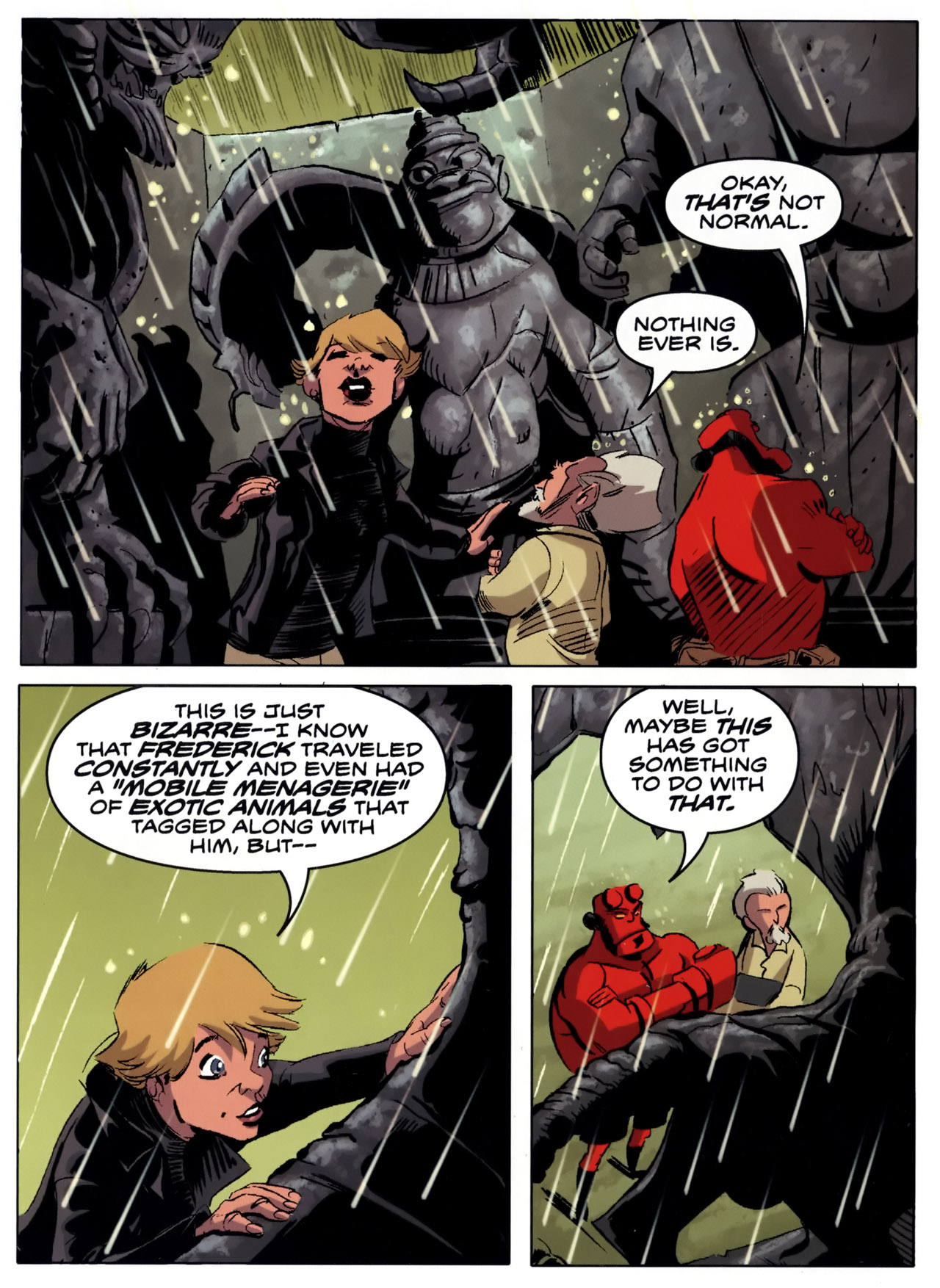 Read online Hellboy Animated: The Menagerie comic -  Issue # TPB - 23