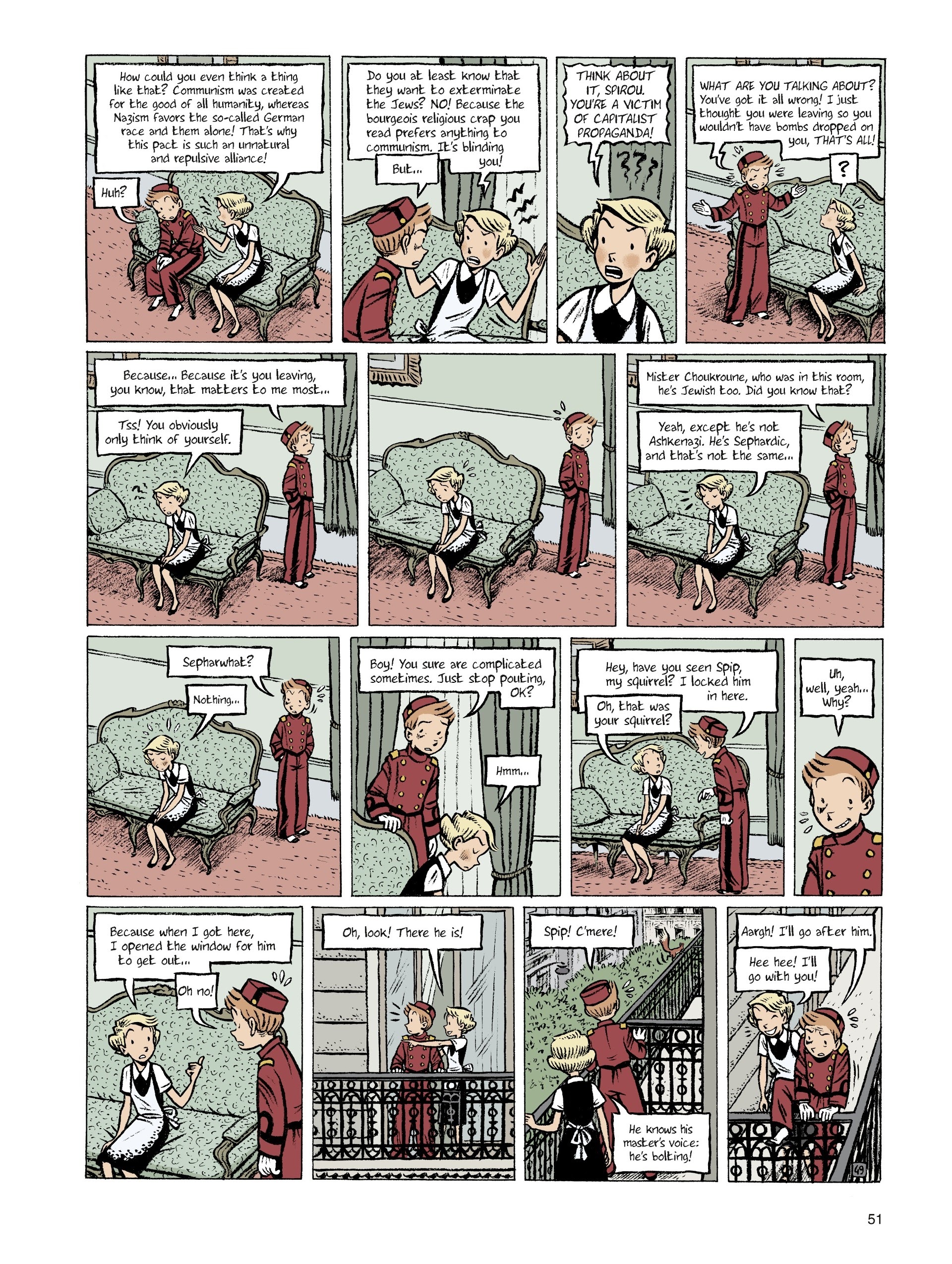 Read online Spirou: The Diary of a Naive Young Man comic -  Issue # TPB - 51
