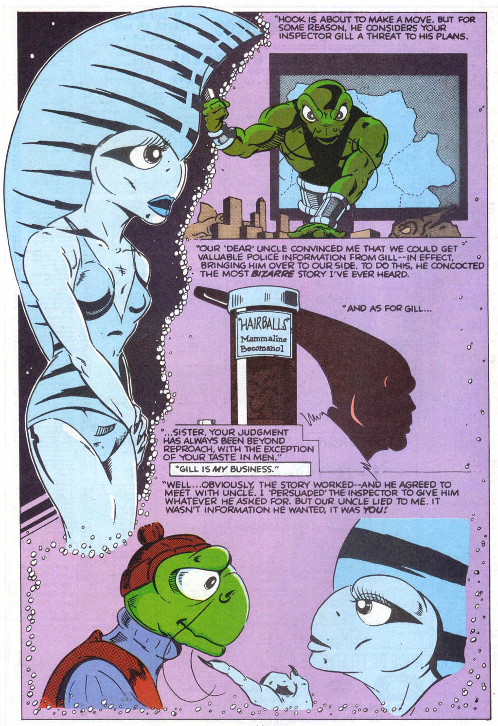 Read online Fish Police comic -  Issue #3 - 12