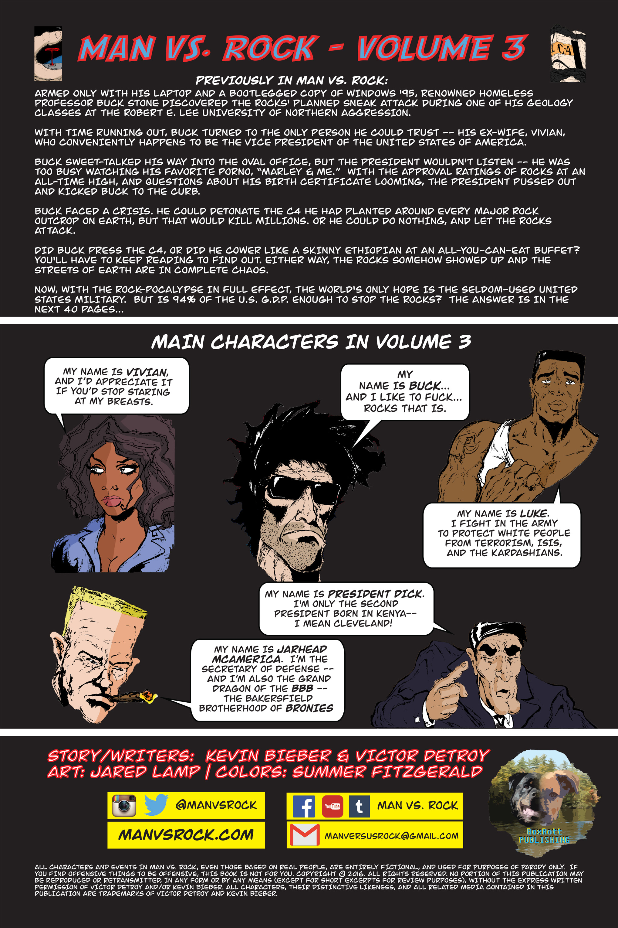 Read online Man vs. Rock comic -  Issue #3 - 2
