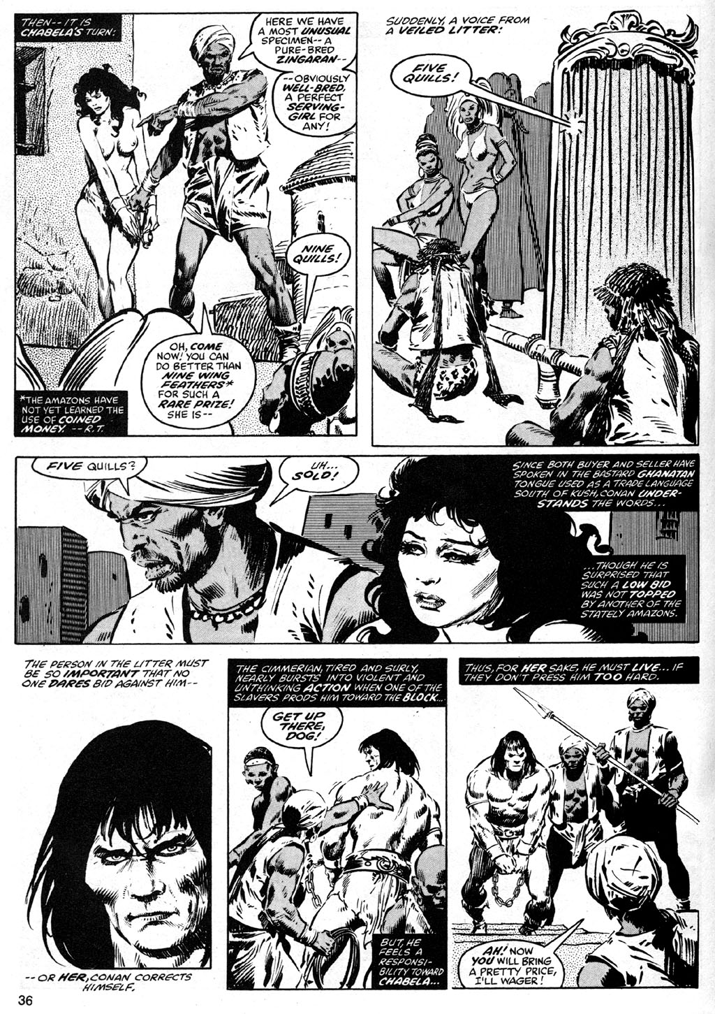 Read online The Savage Sword Of Conan comic -  Issue #41 - 36