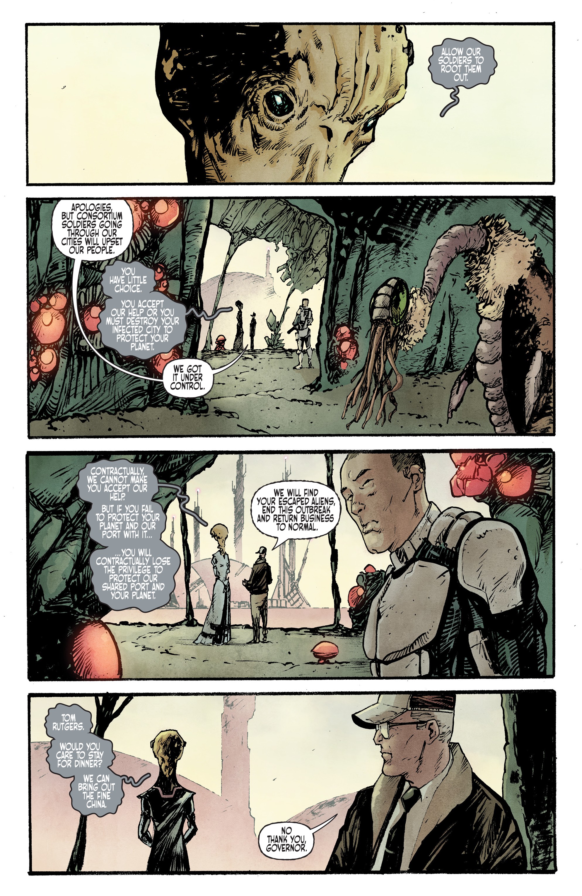 Read online Port of Earth comic -  Issue #9 - 17