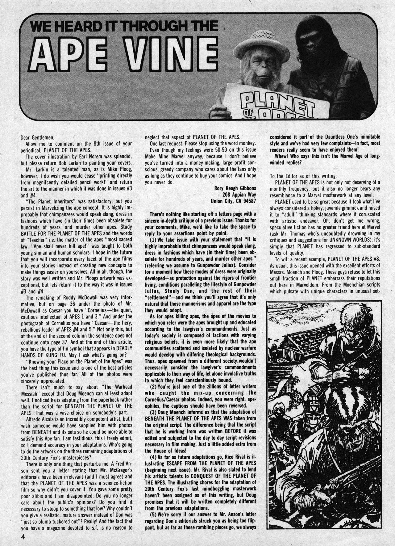 Read online Planet of the Apes comic -  Issue #11 - 4