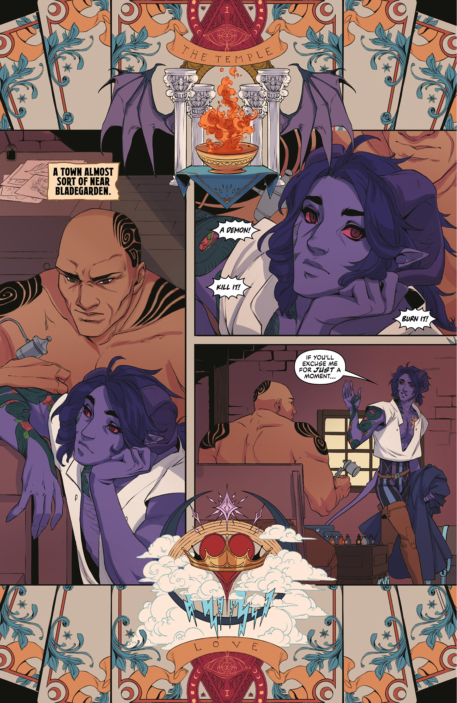 Read online Critical Role: The Mighty Nein Origins - Mollymauk Tealeaf comic -  Issue # Full - 34
