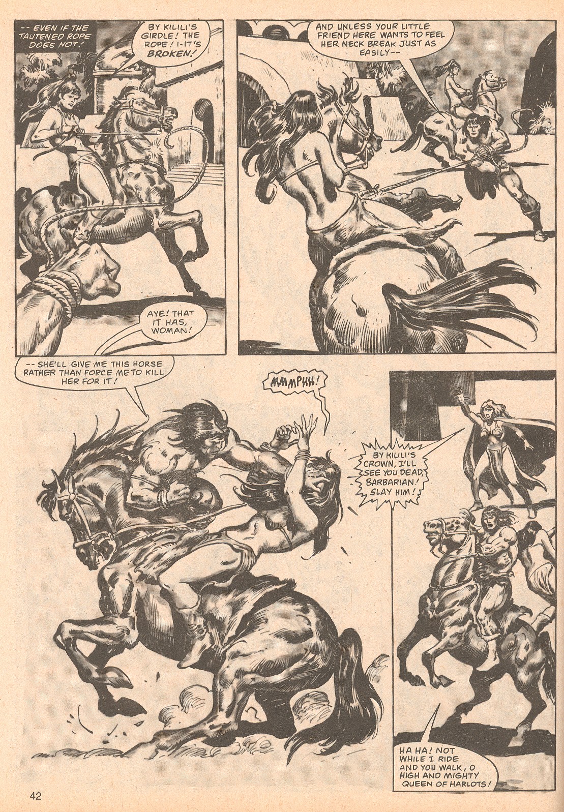 Read online The Savage Sword Of Conan comic -  Issue #62 - 42