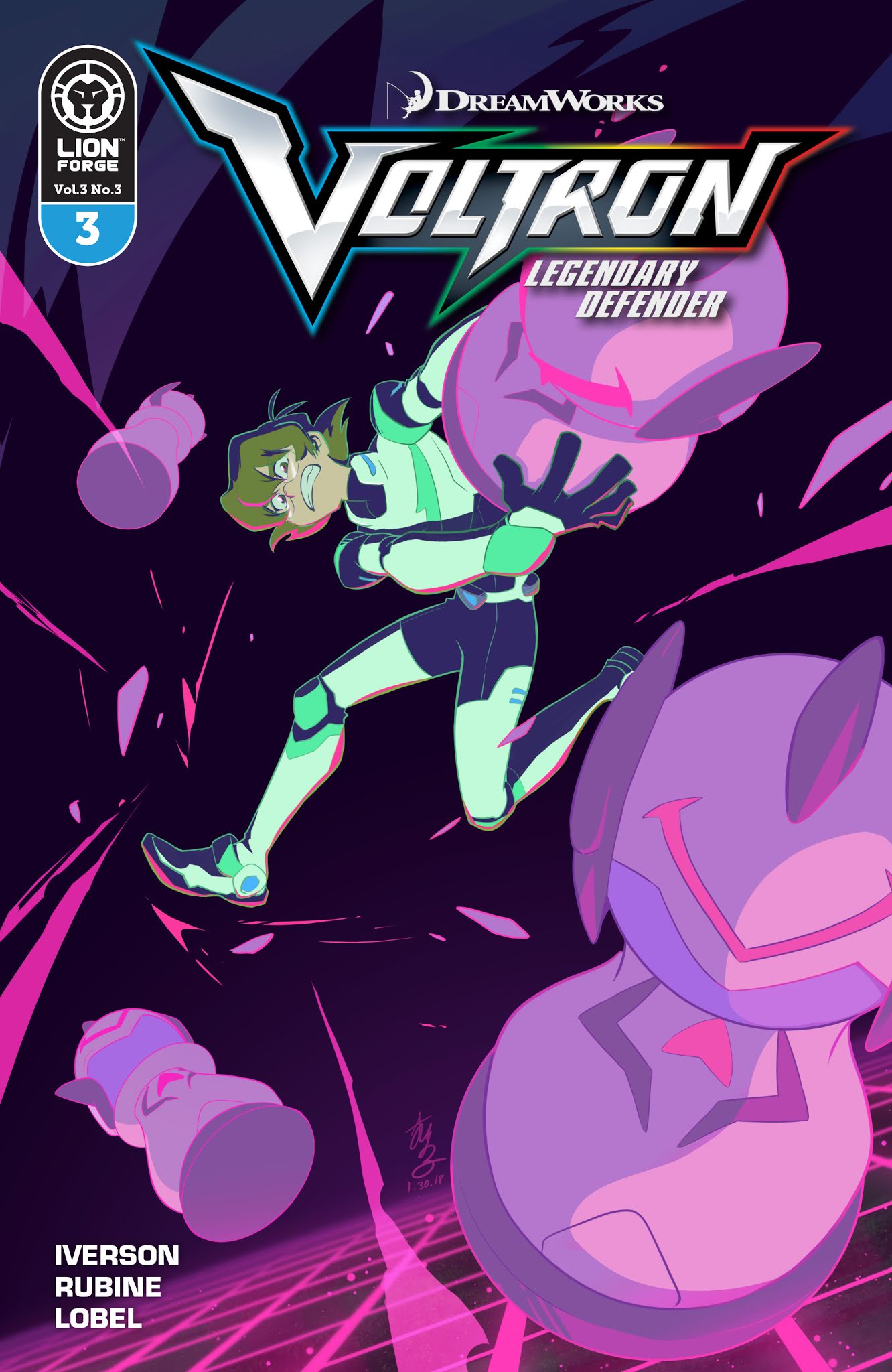 Read online Voltron Legendary Defender (2018) comic -  Issue #3 - 1